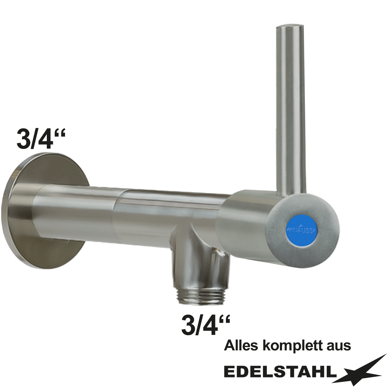 clamix Wandventil 3/4"