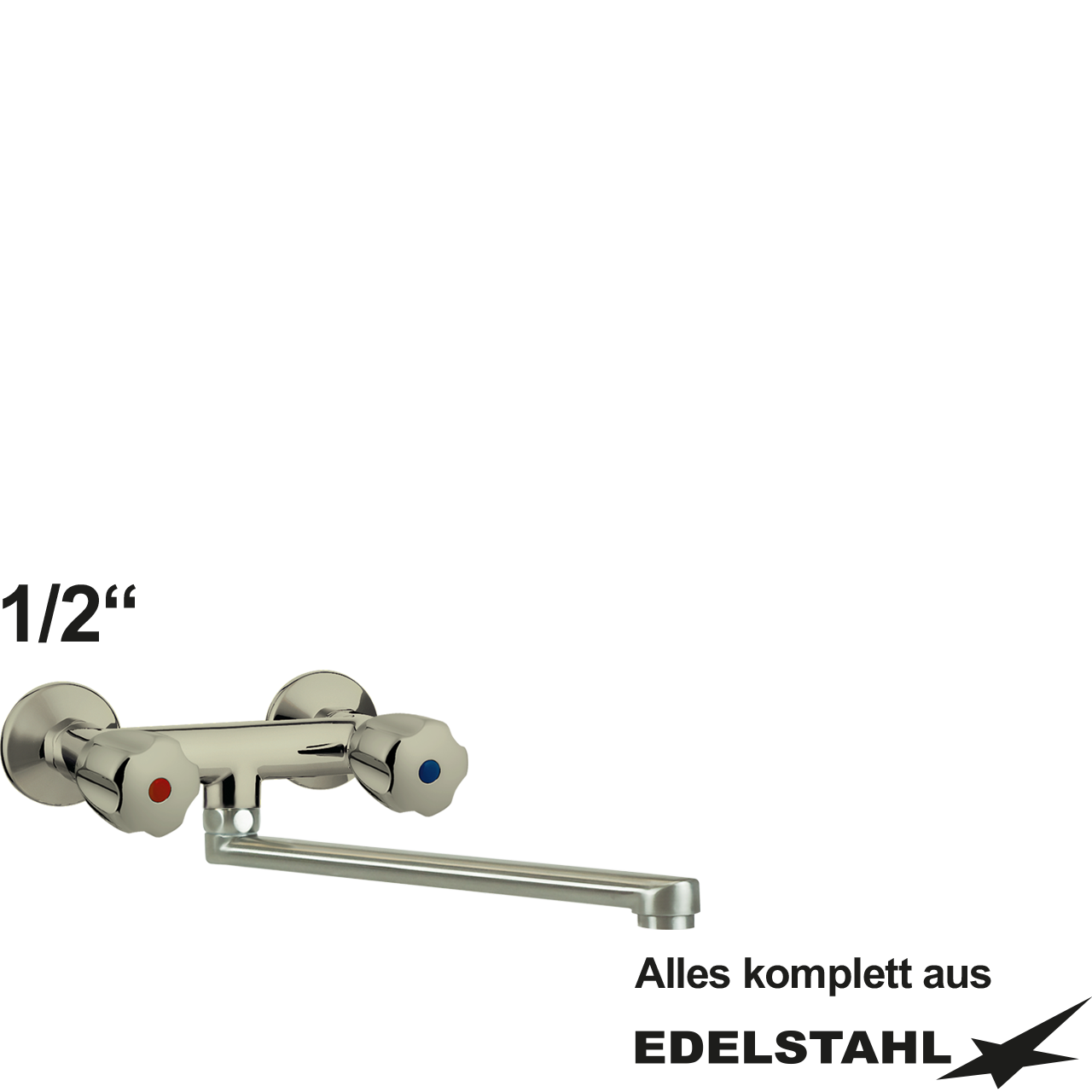 classic Wandbatterie 1/2"