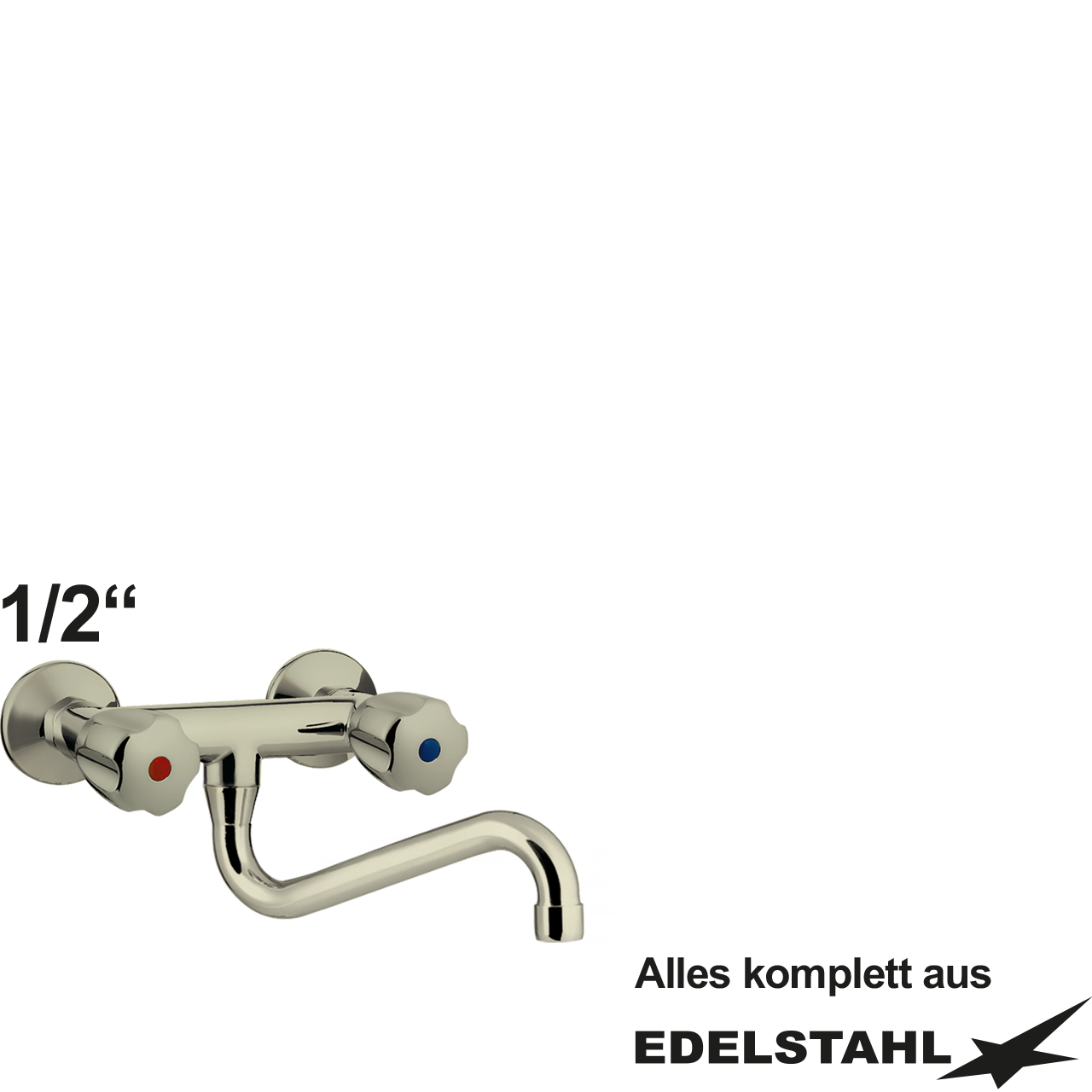 classic Wandbatterie 1/2"