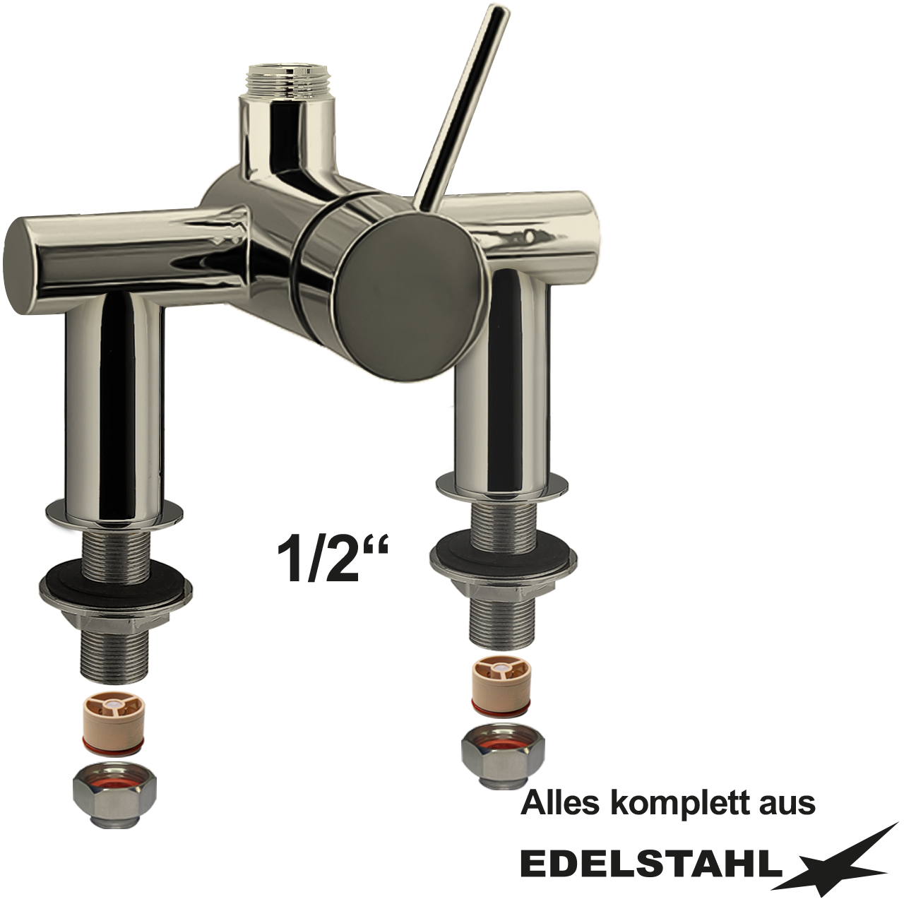 xaria Standbatterie für Brauseschlauch 3/4"