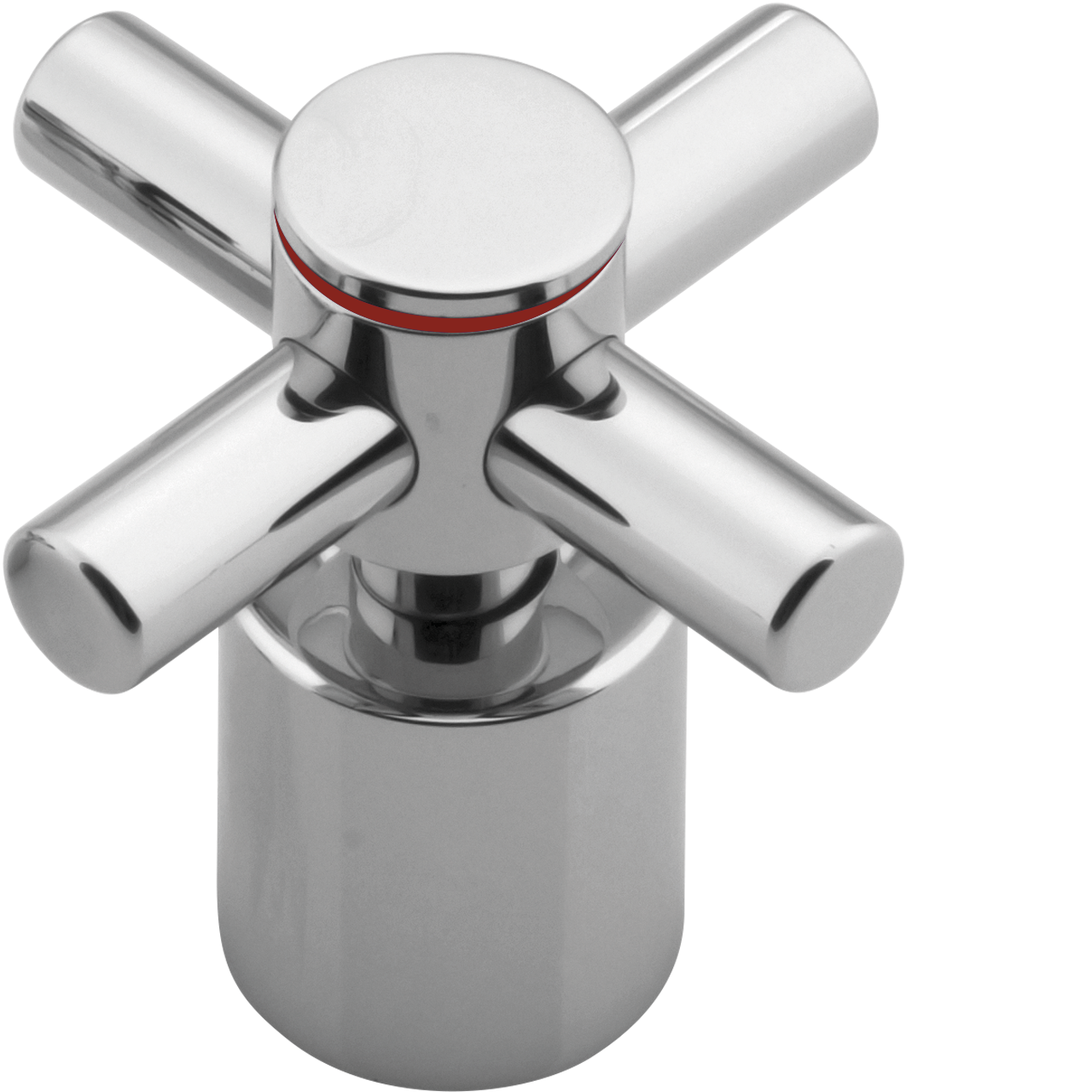 fly Flügelgriff Messing verchromt