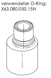 Flex-Schlauch-Adapter M10x1 x M14x1 - L 25 mm