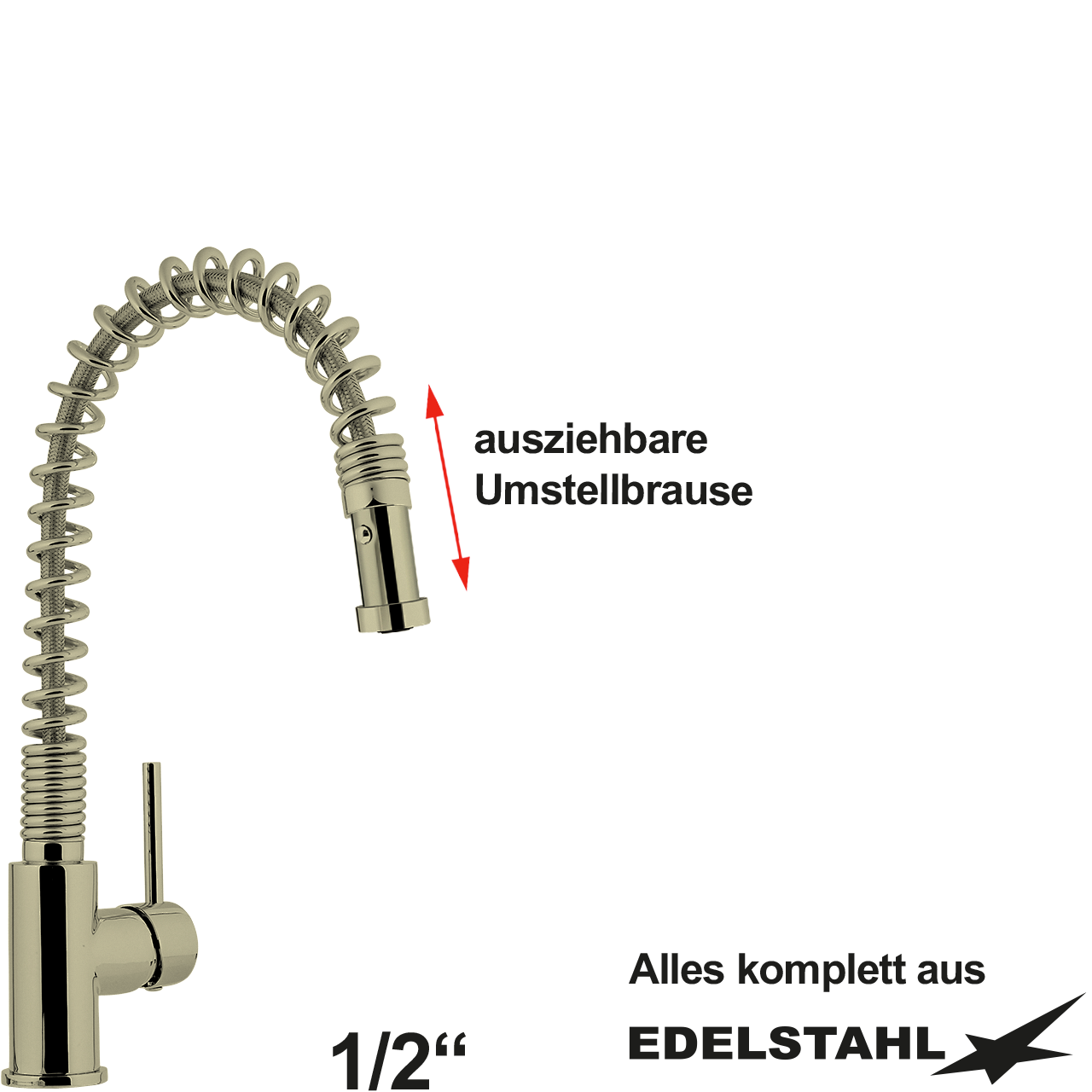 luis Waschküchenbrause 1/2"