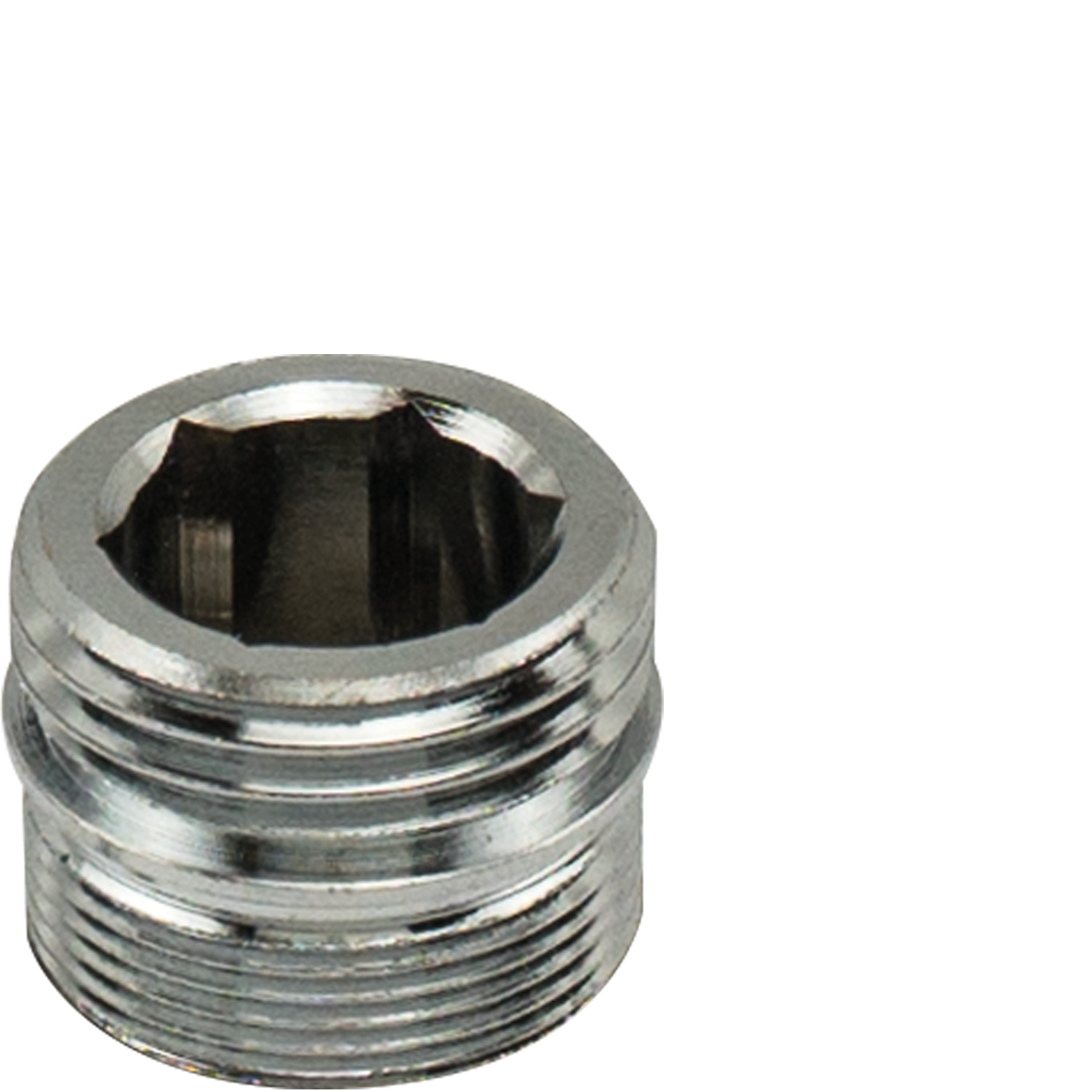 Gewindenippel M20 x 1/2" - SW 15 mm innen (AG x AG)