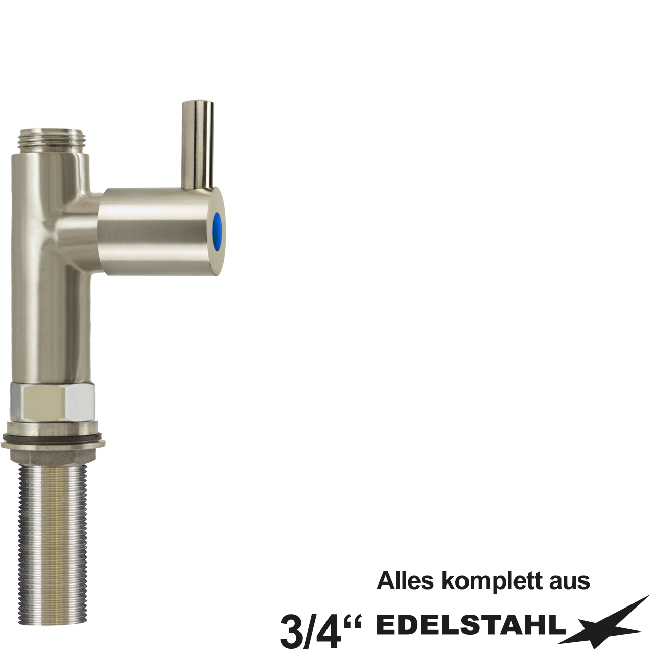 luxor Standventil-Körper V2A 3/4"