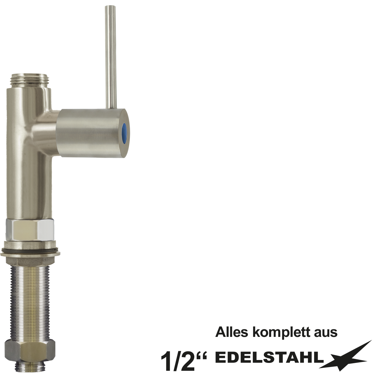 clarix Standventil-Körper V2A 1/2"