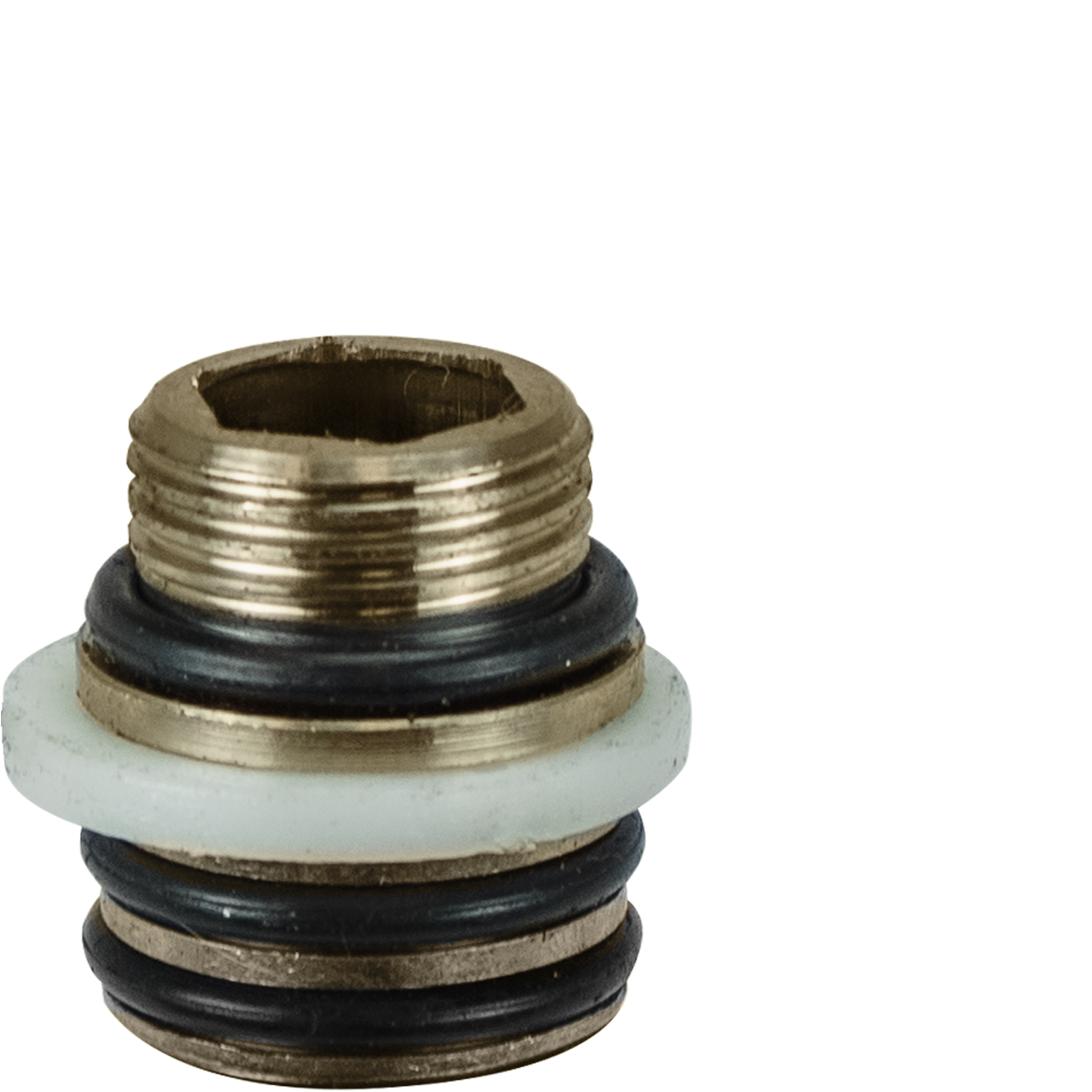 Nippel zu allen Ausläufen X32. mit 3/8" IG Ø18 x 3/8" ohne Überwurfmutter mit O-Ringe