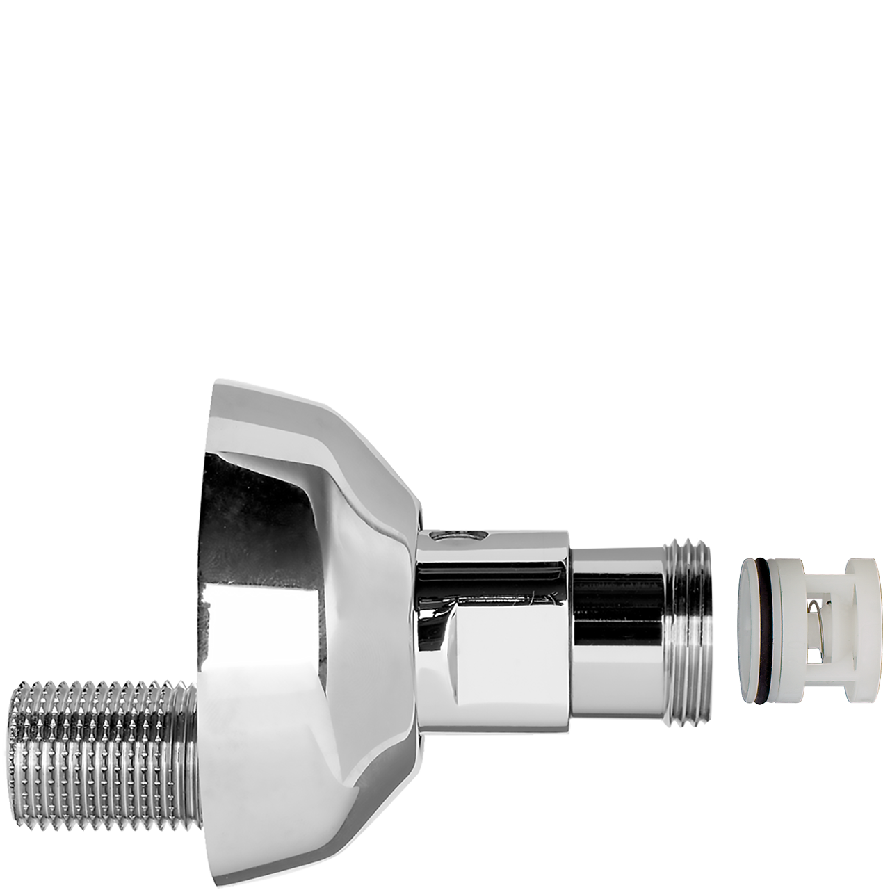 absperrbarer Wand-S-Anschluss ± 17 mm