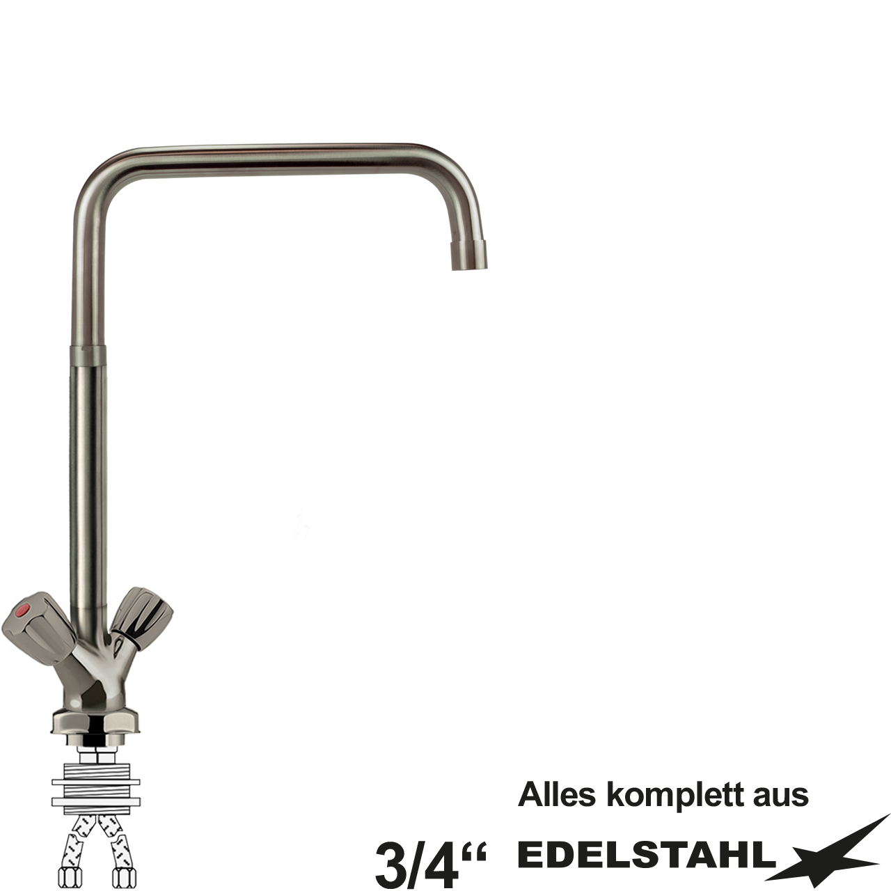 claxtar Säulenbatterie 3/4"