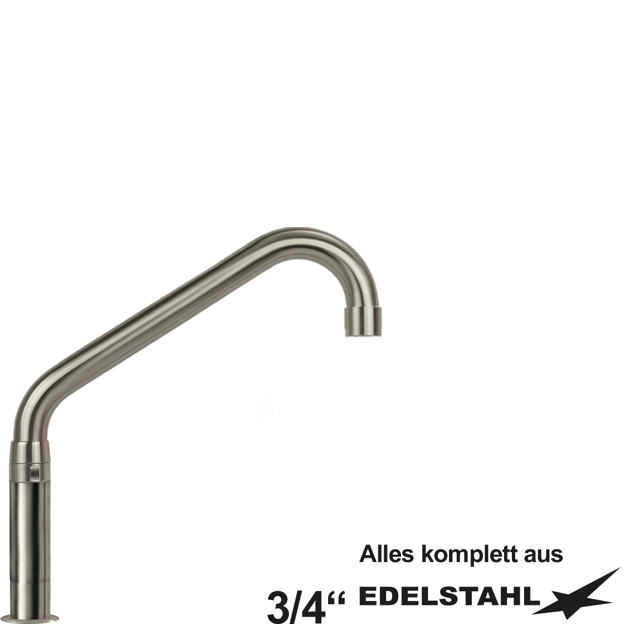 pro Stand-Rohrauslauf 3/4"