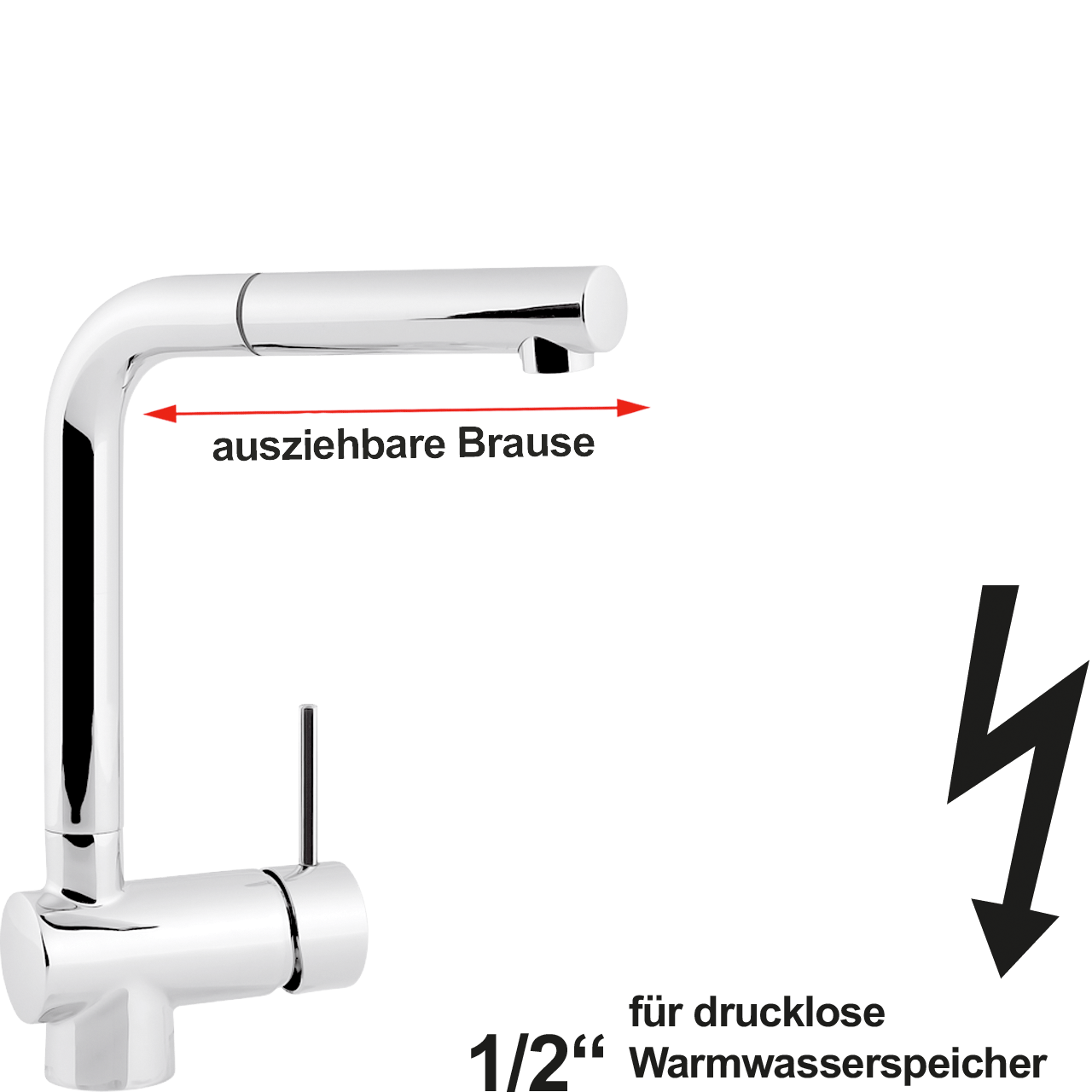 vita Spültischbatterie 1/2" ND