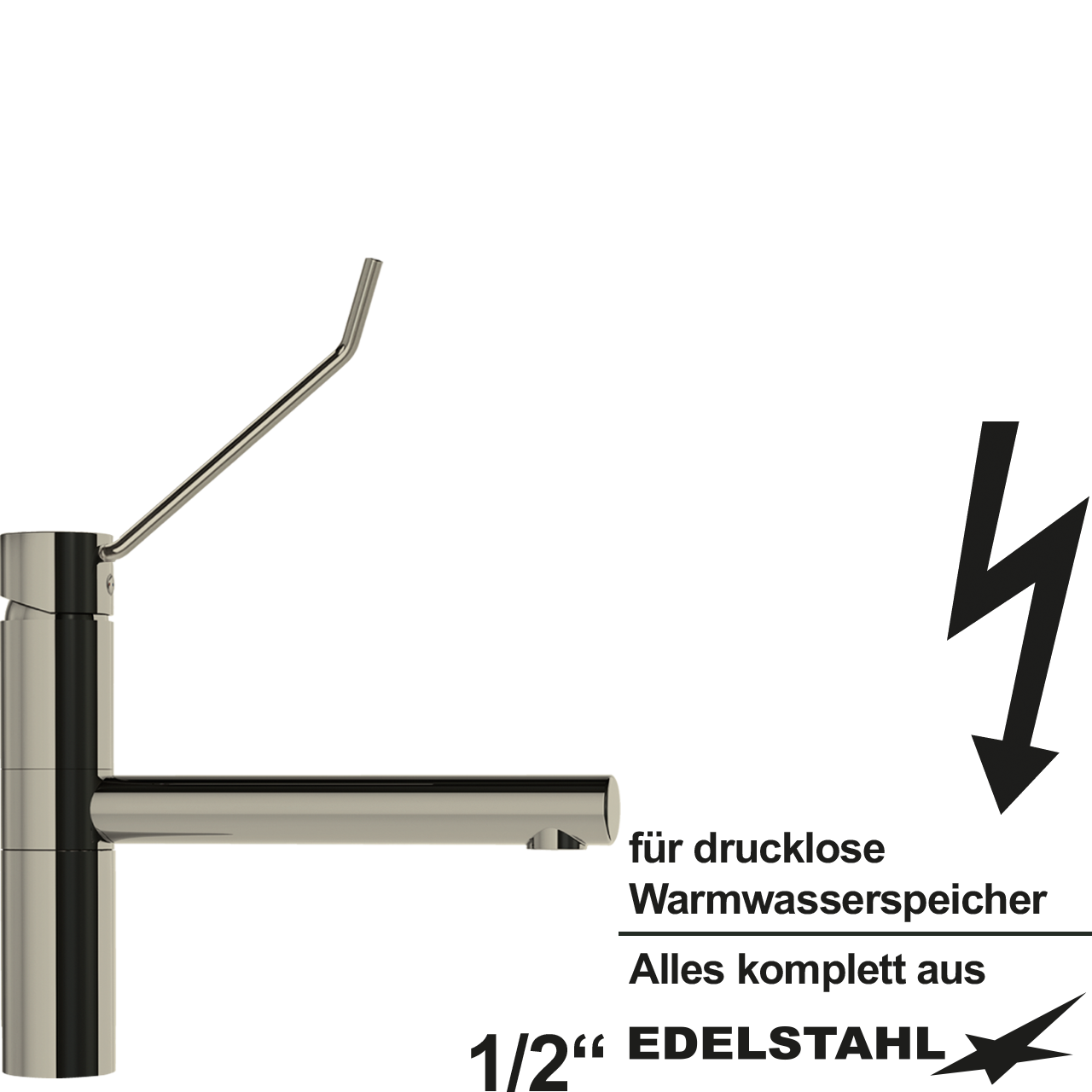 evox Spültischbatterie 1/2" ND