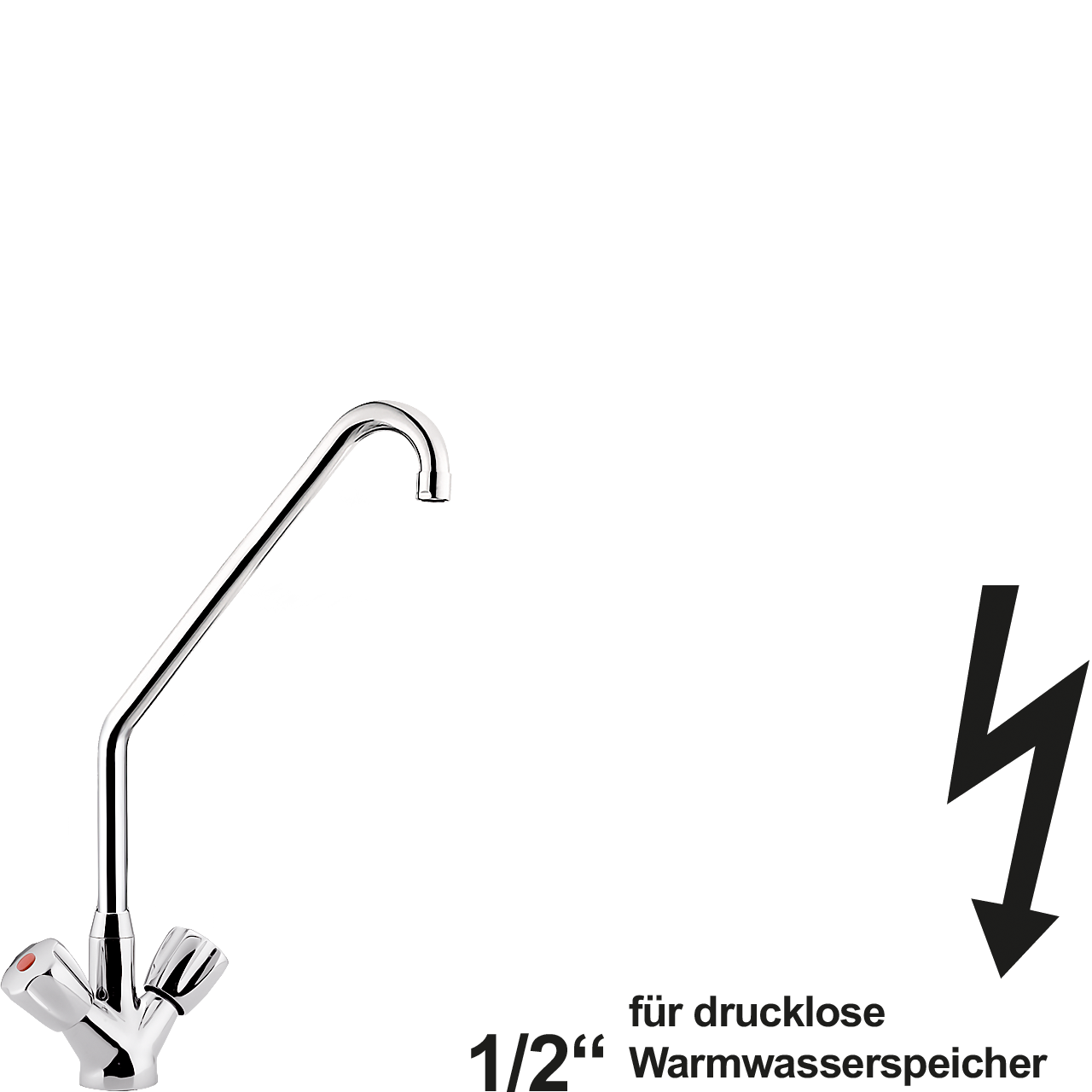 profi Einlochbatterie 1/2" ND