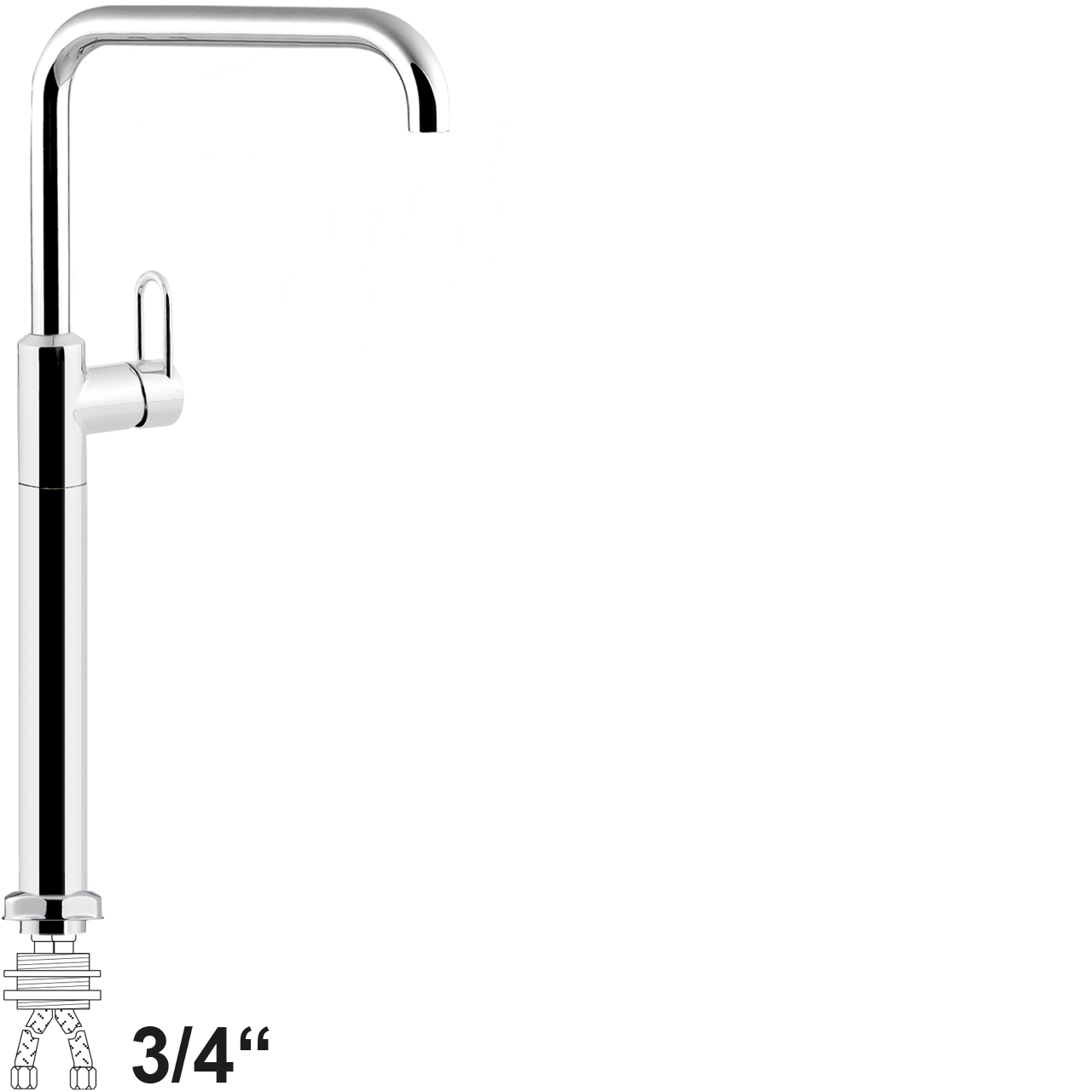 chief Säulenbatterie 3/4"