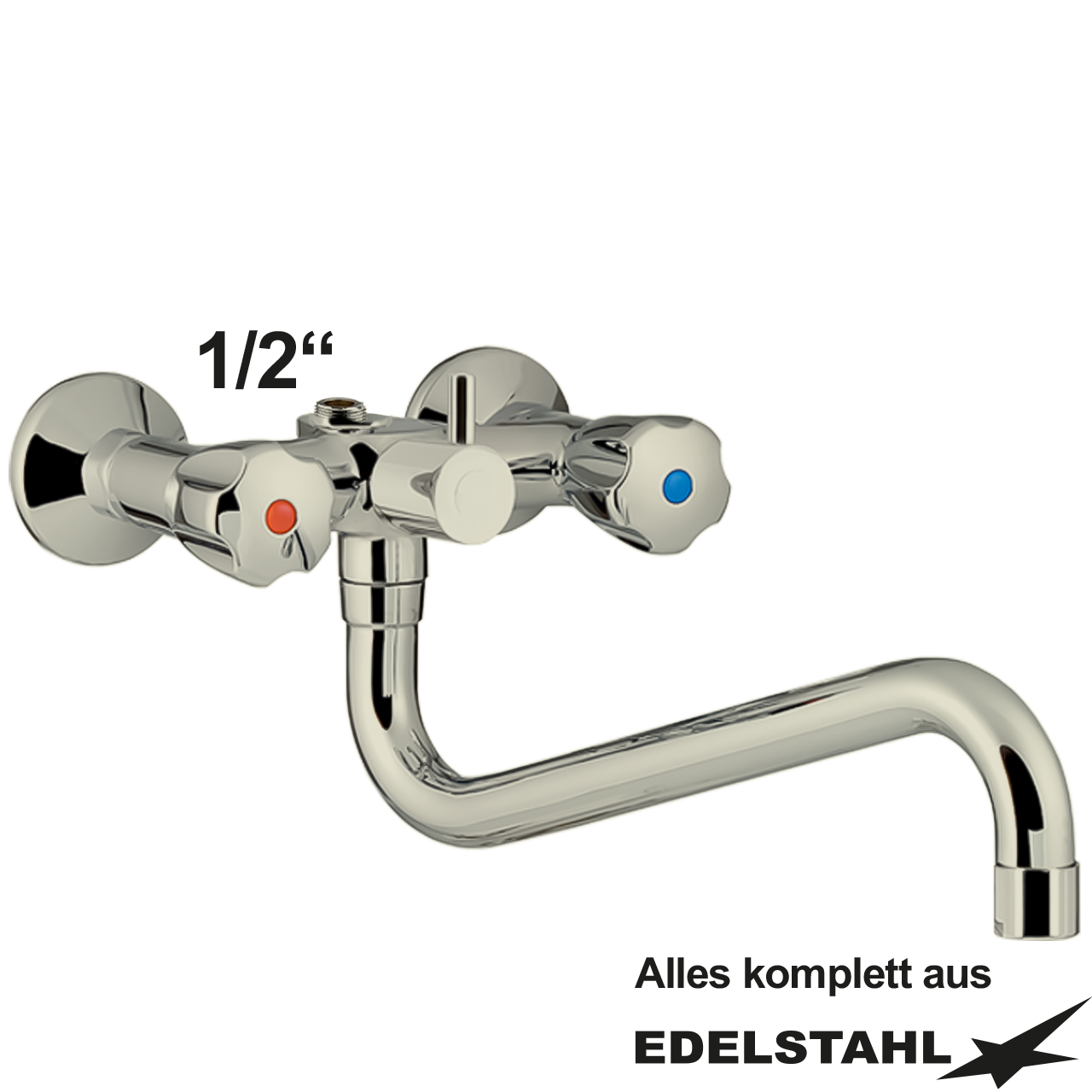 vaxia Wandbatterie 1/2" Abgang 1/2" AG