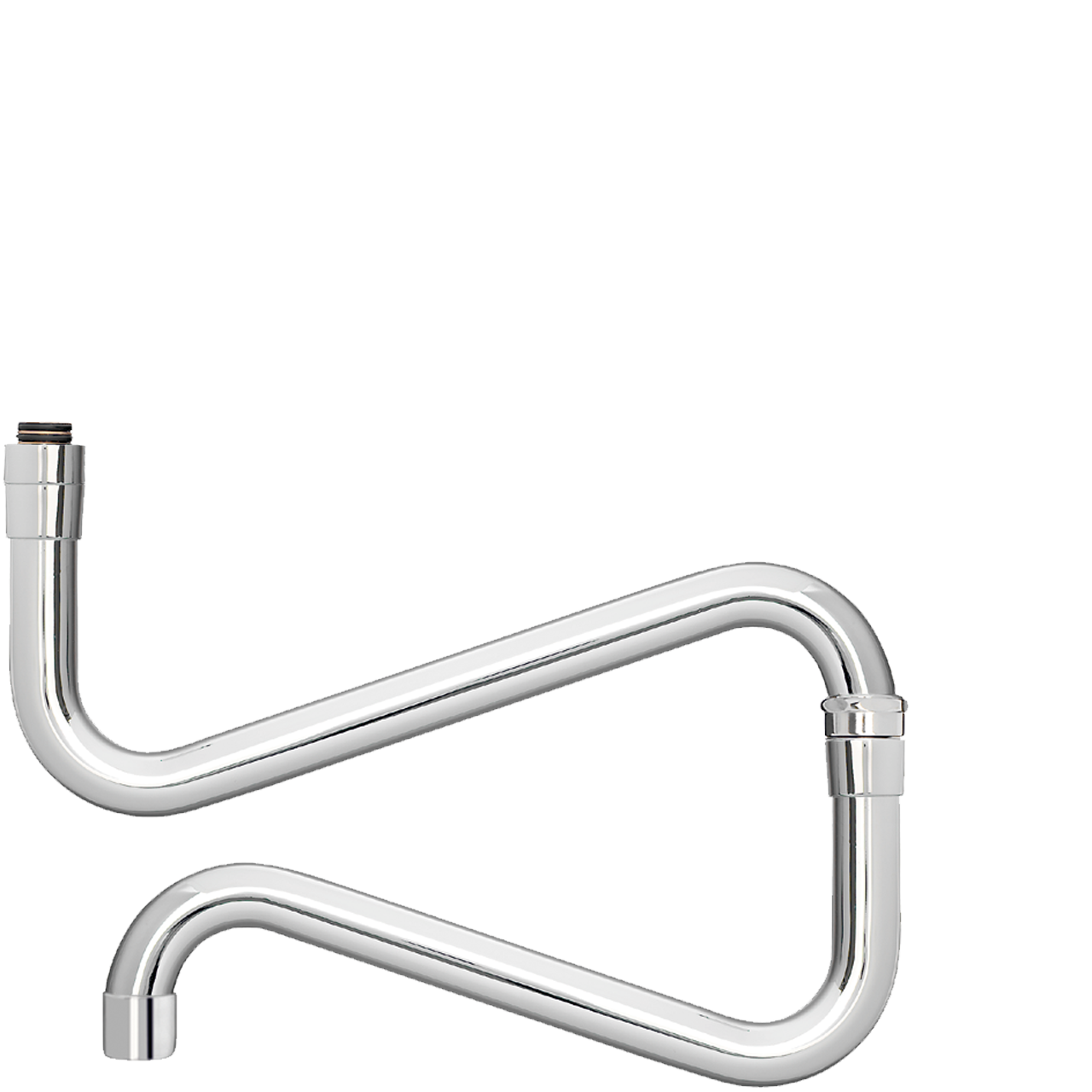 Doppelgelenk-Schwenkauslauf 360° Ø25 mm geschraubt