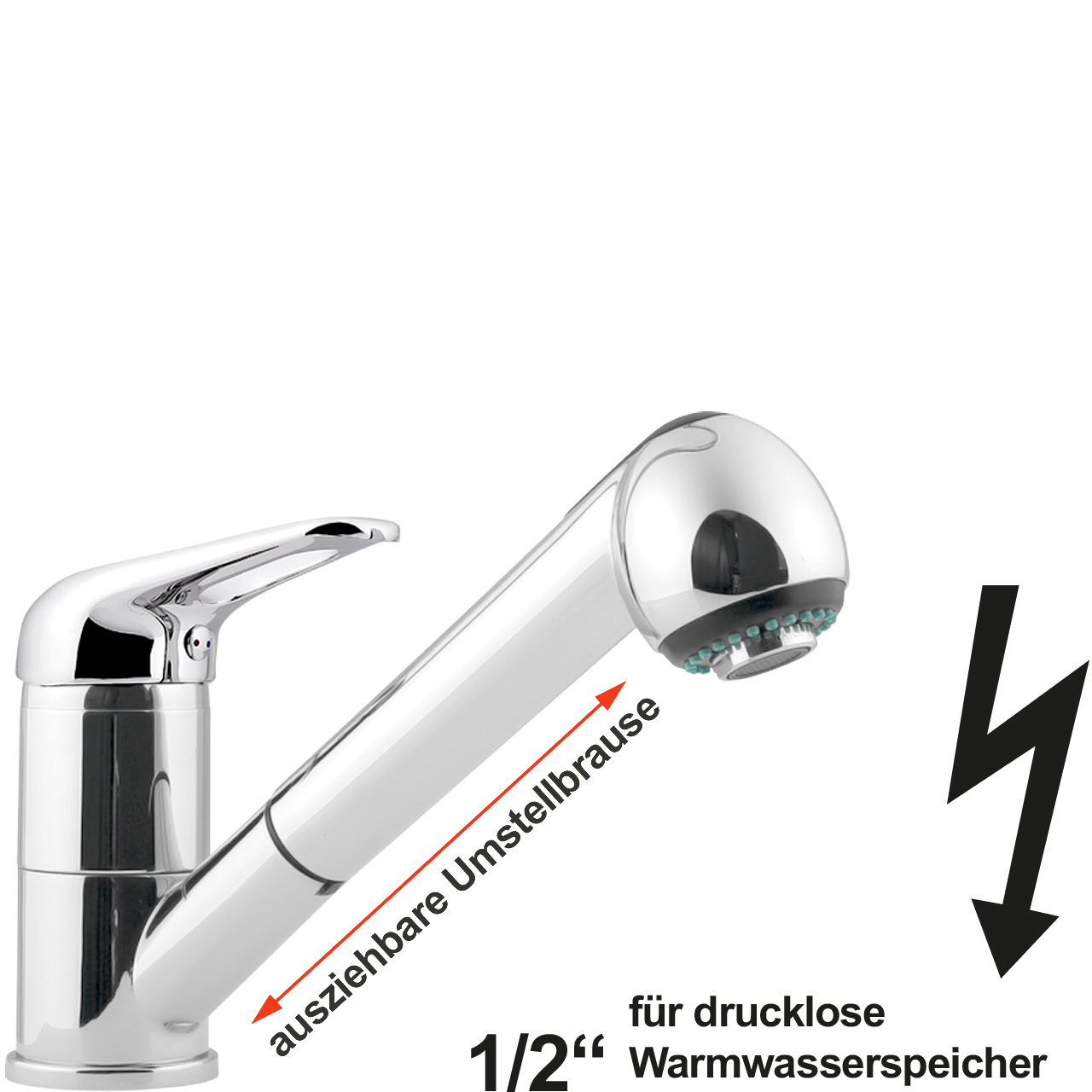 nele Spültischbatterie 1/2" ND