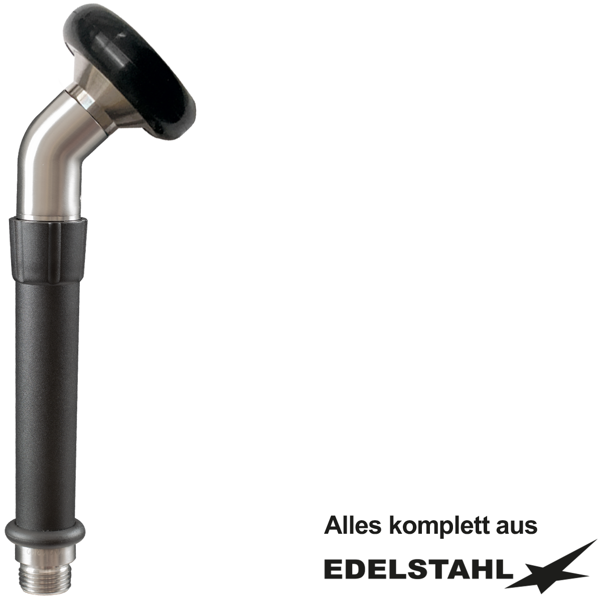 Geschirrspülbrause Edelstahl 1/2"