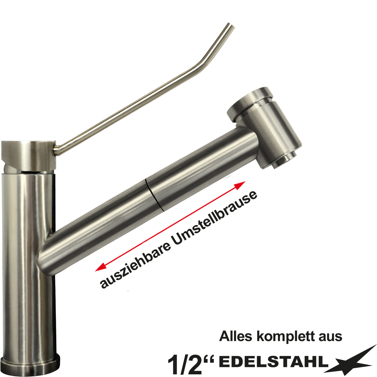 exis Spültischbatterie 1/2"