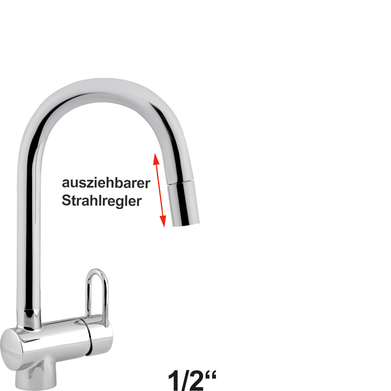 noah Spültischbatterie 1/2"