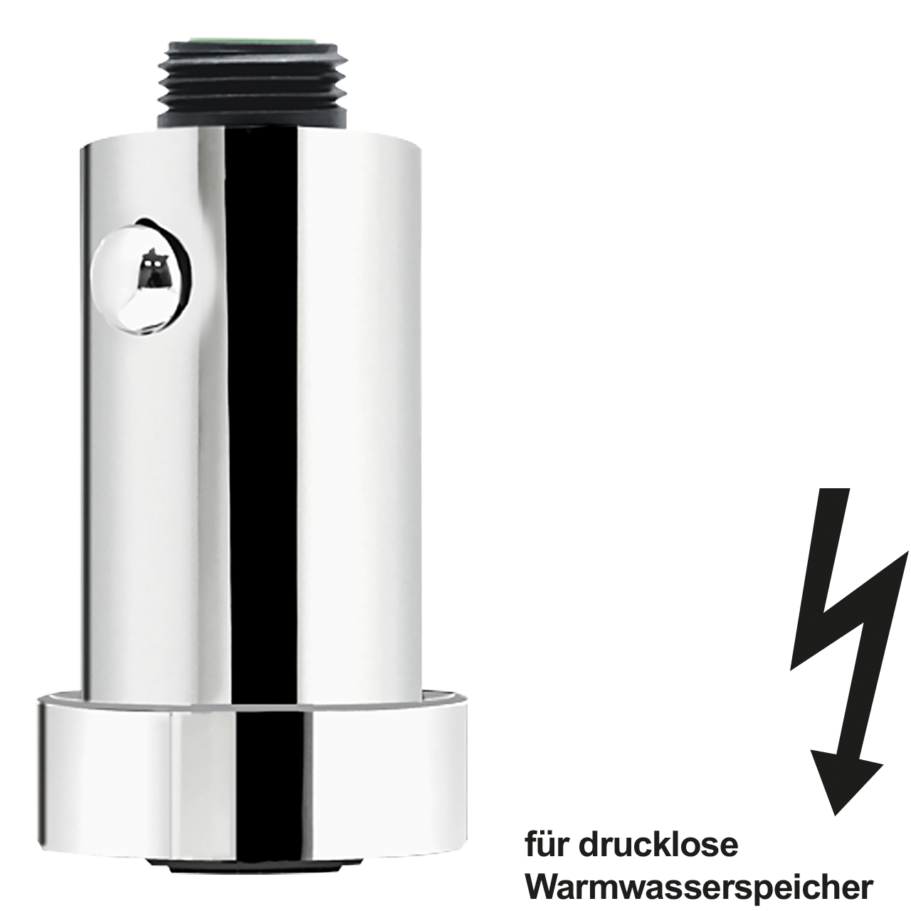 Umstellbrause Metall chrom ND