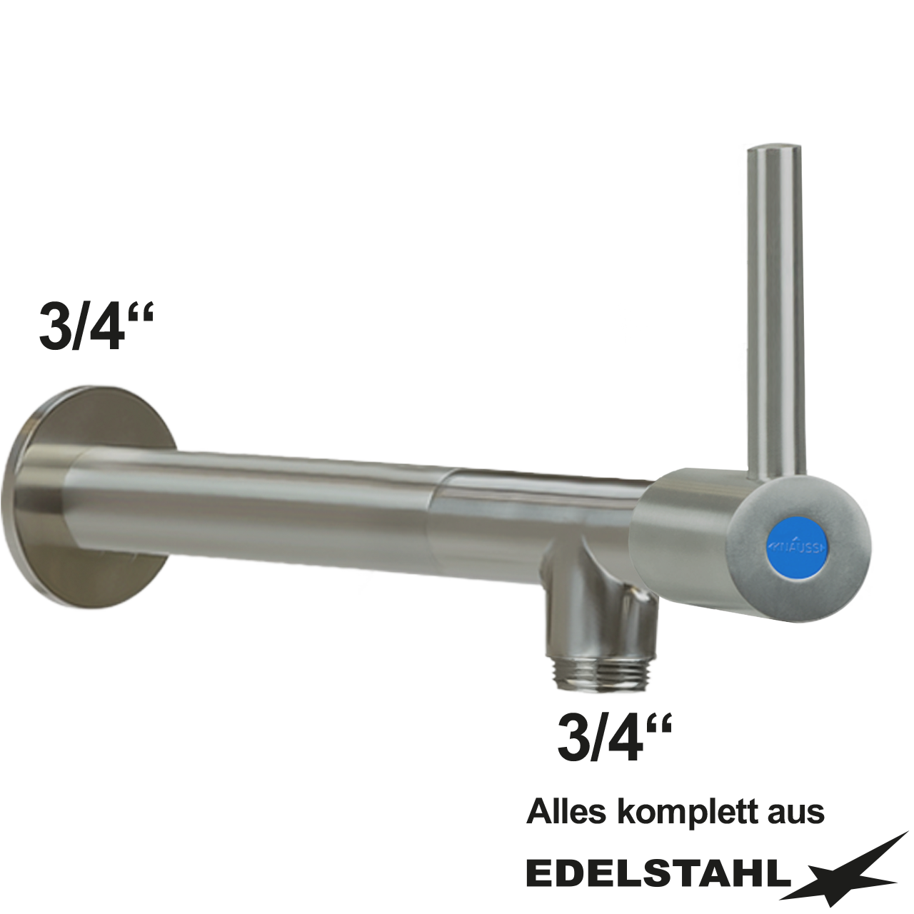 clamix Wandventil 3/4"