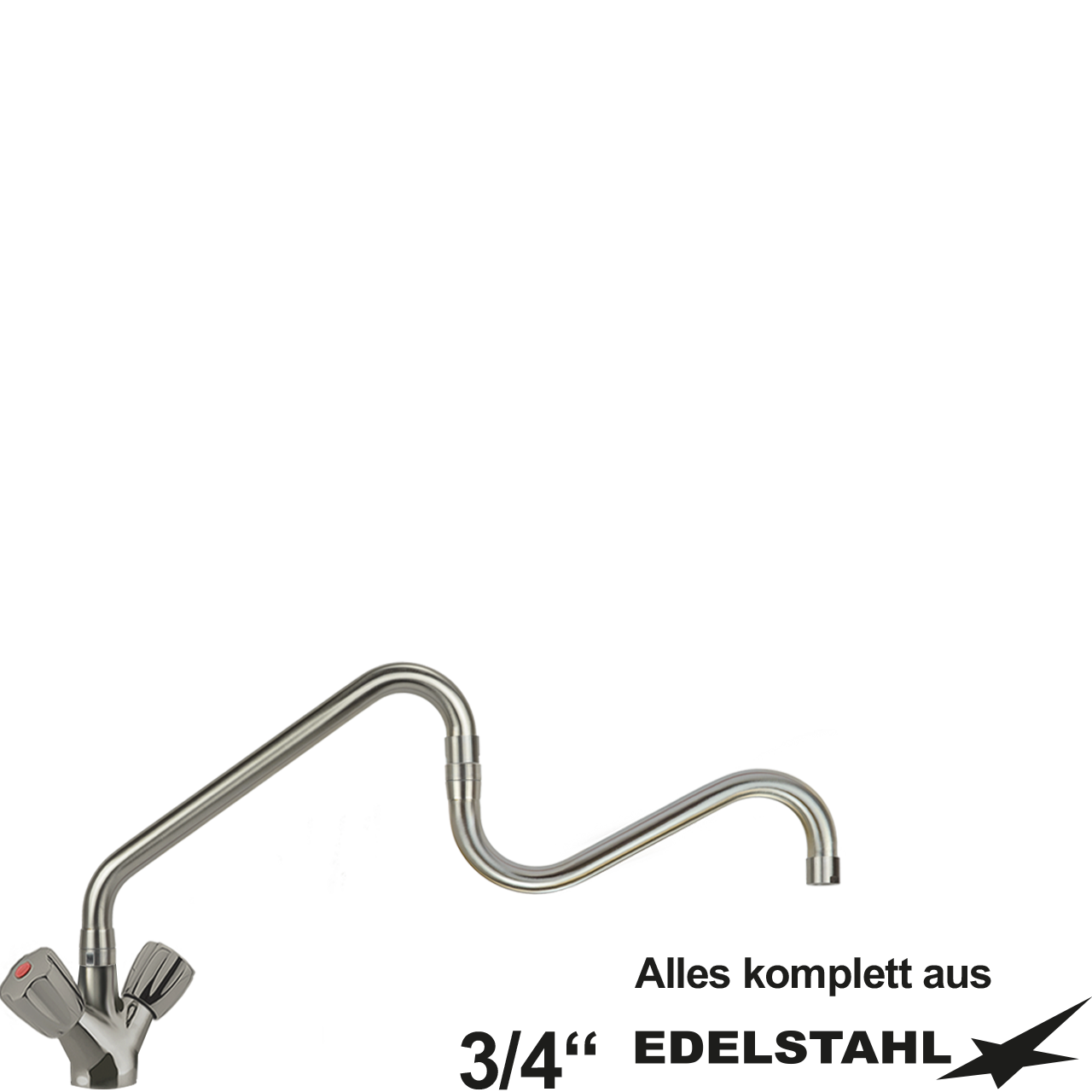 classic Einlochbatterie 3/4"