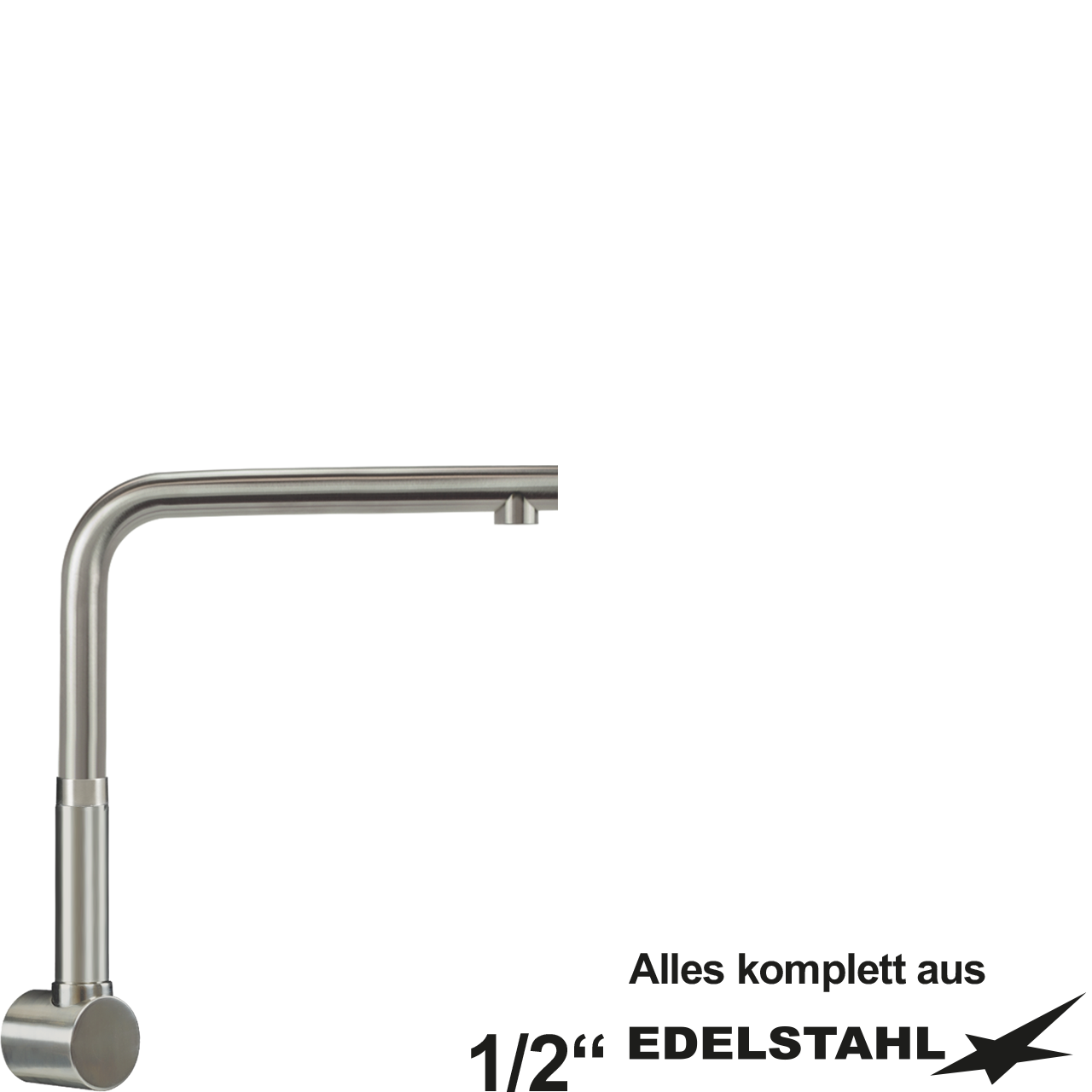 pro Wand-Rohrauslauf oben 1/2"