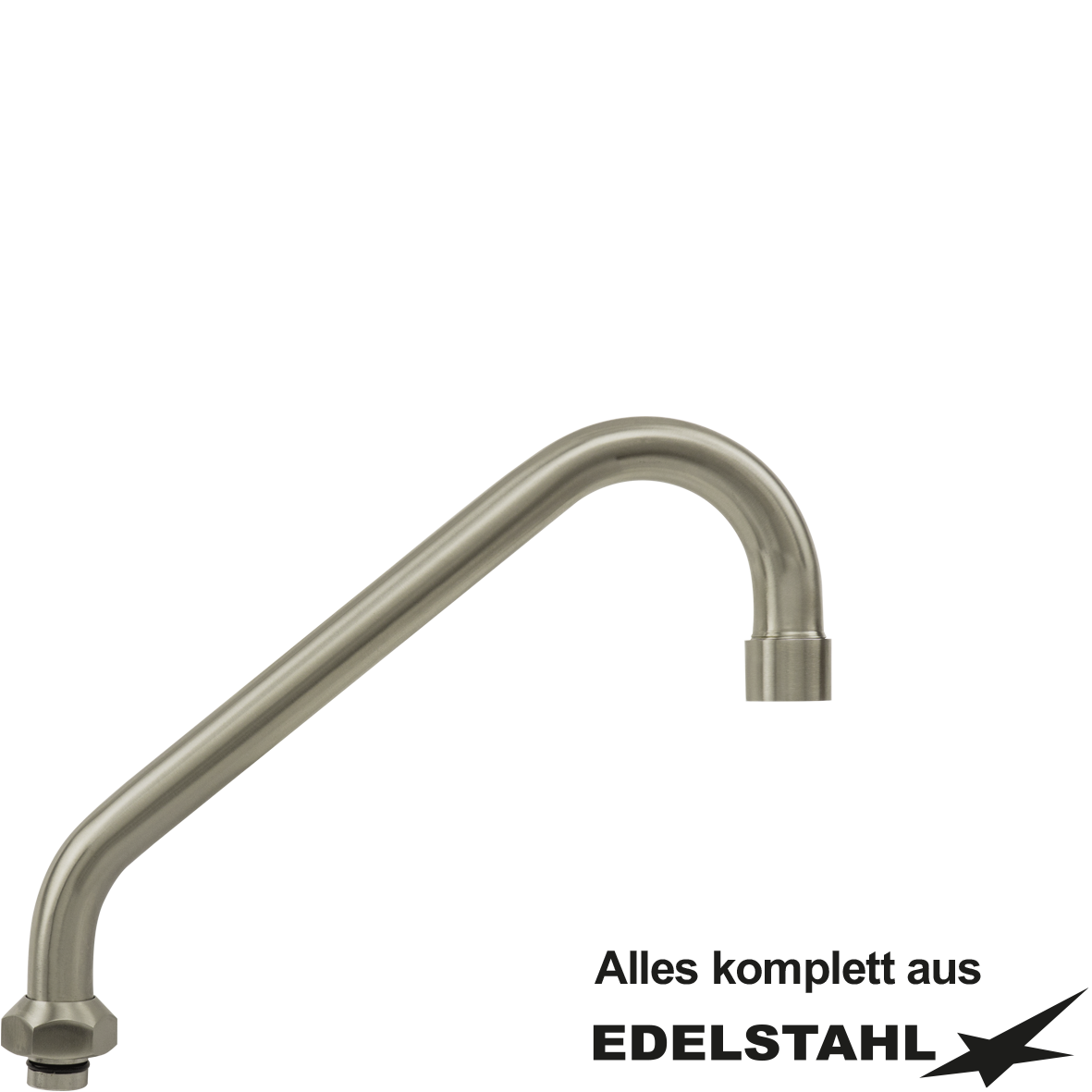 Schwenkauslauf HU 360° Ø 20 mm geschraubt - Edelstahl