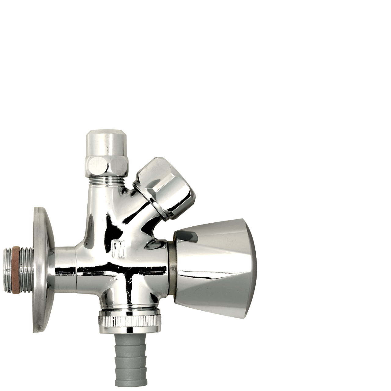 Kombinations-Eckregulierventil 1/2"