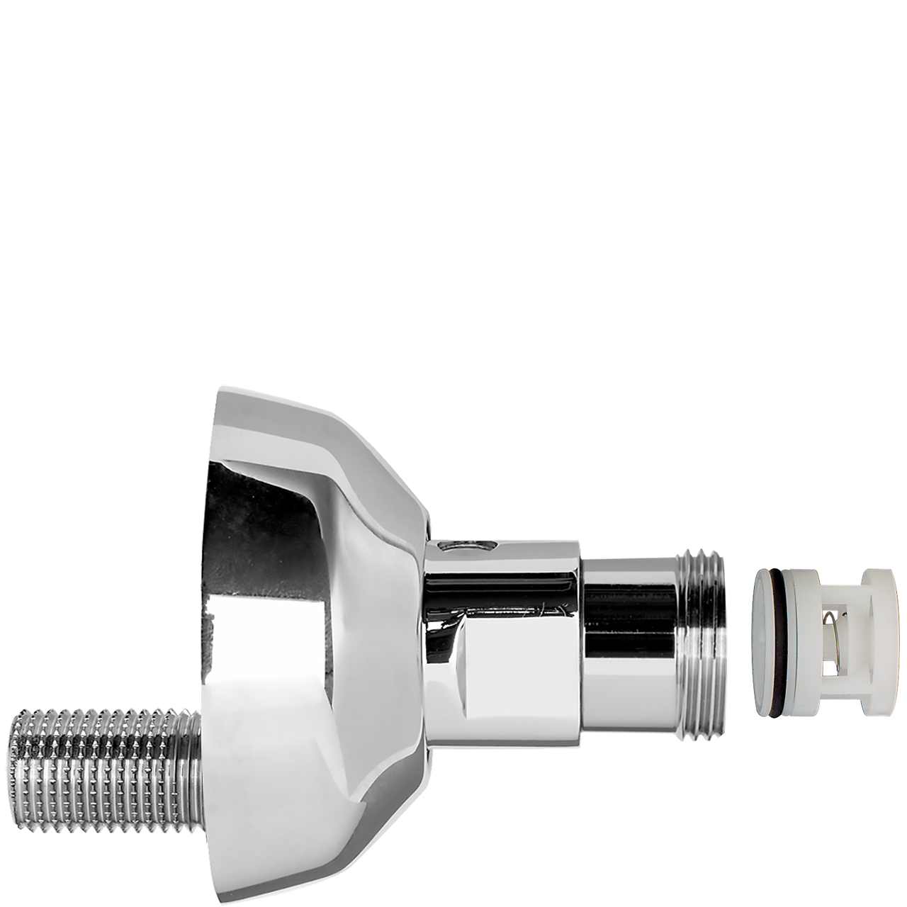 absperrbarer Wand-S-Anschluss ± 17 mm