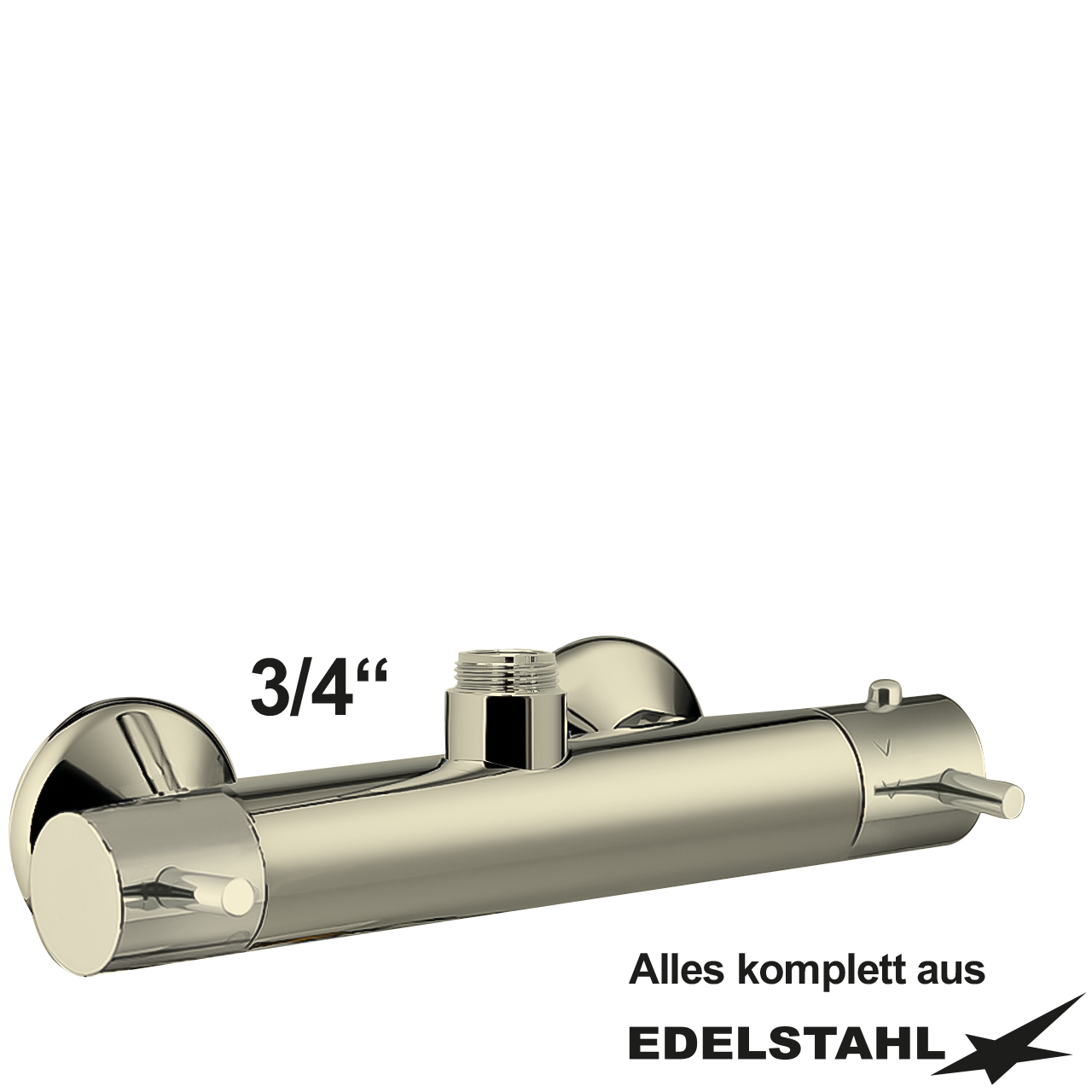 etherm Wandbatterie-Körper V2A 3/4"