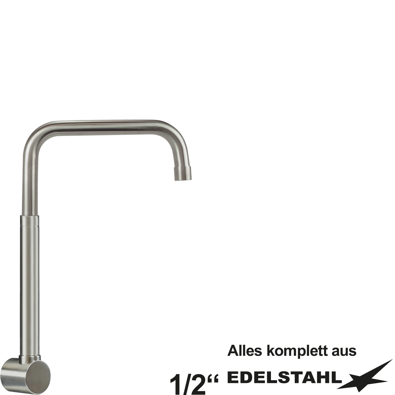 pro Wand-Rohrauslauf oben 1/2"