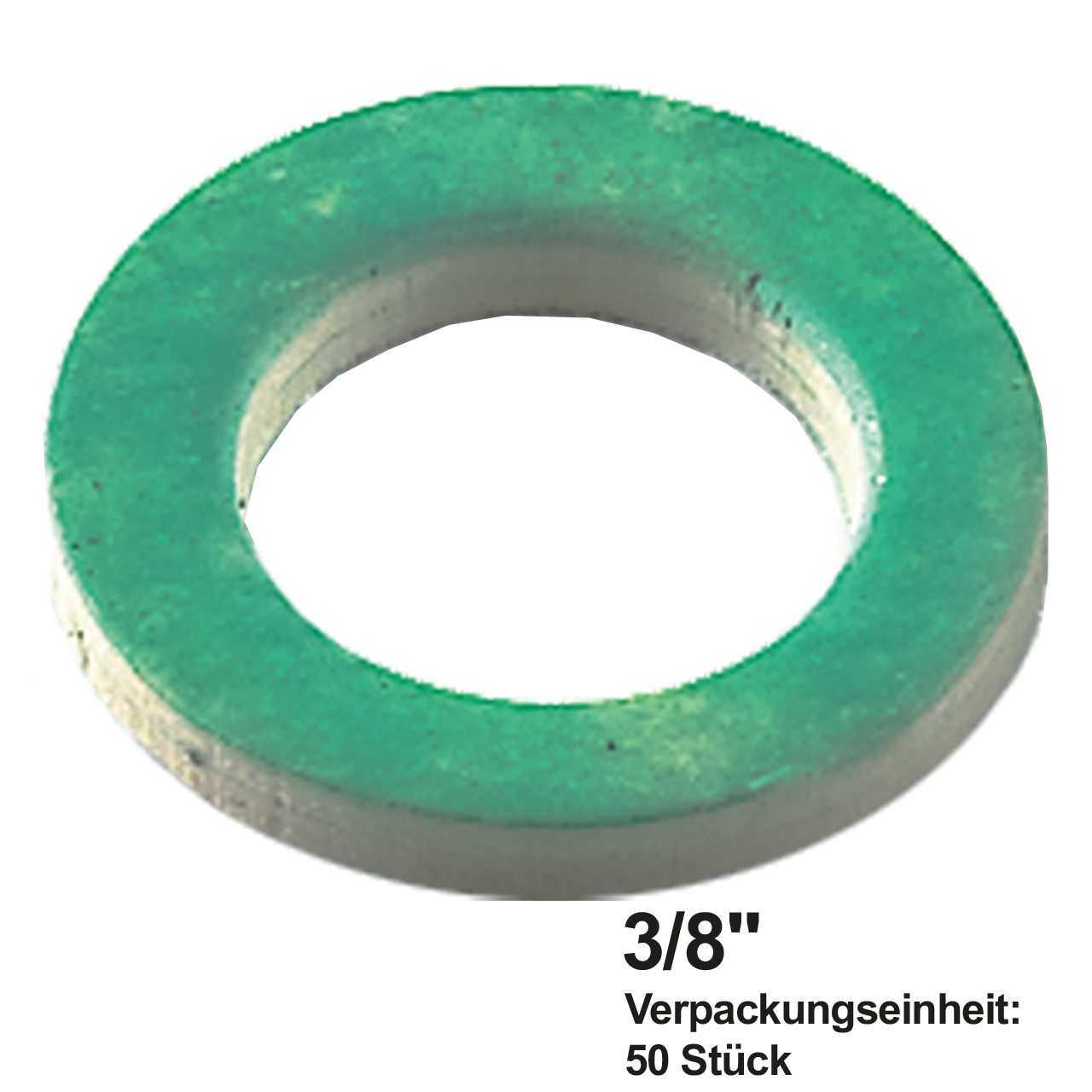 Flachdichtung hart 15 x 9 x 1,5 mm zu 3/8"