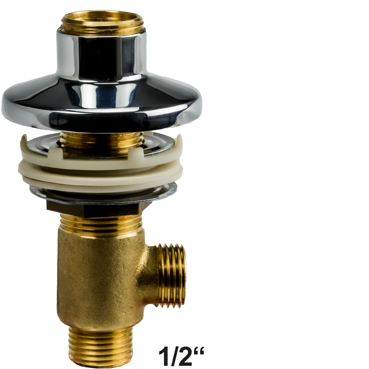 Geräteventil 1/2" chrom ohne Oberteil