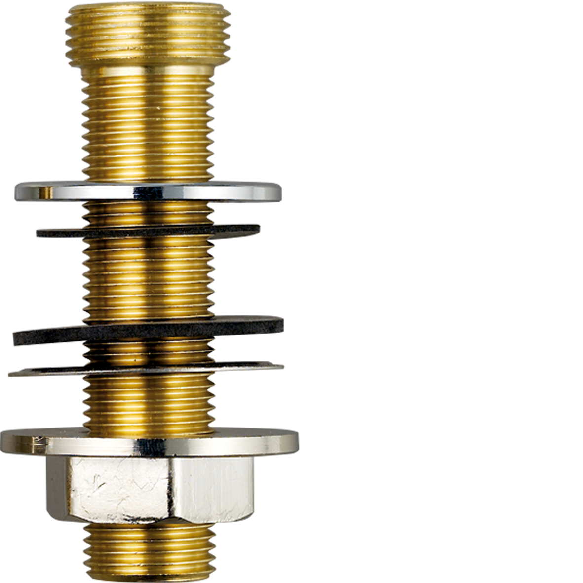 Gewindestutzen-Set 1/2" Messing