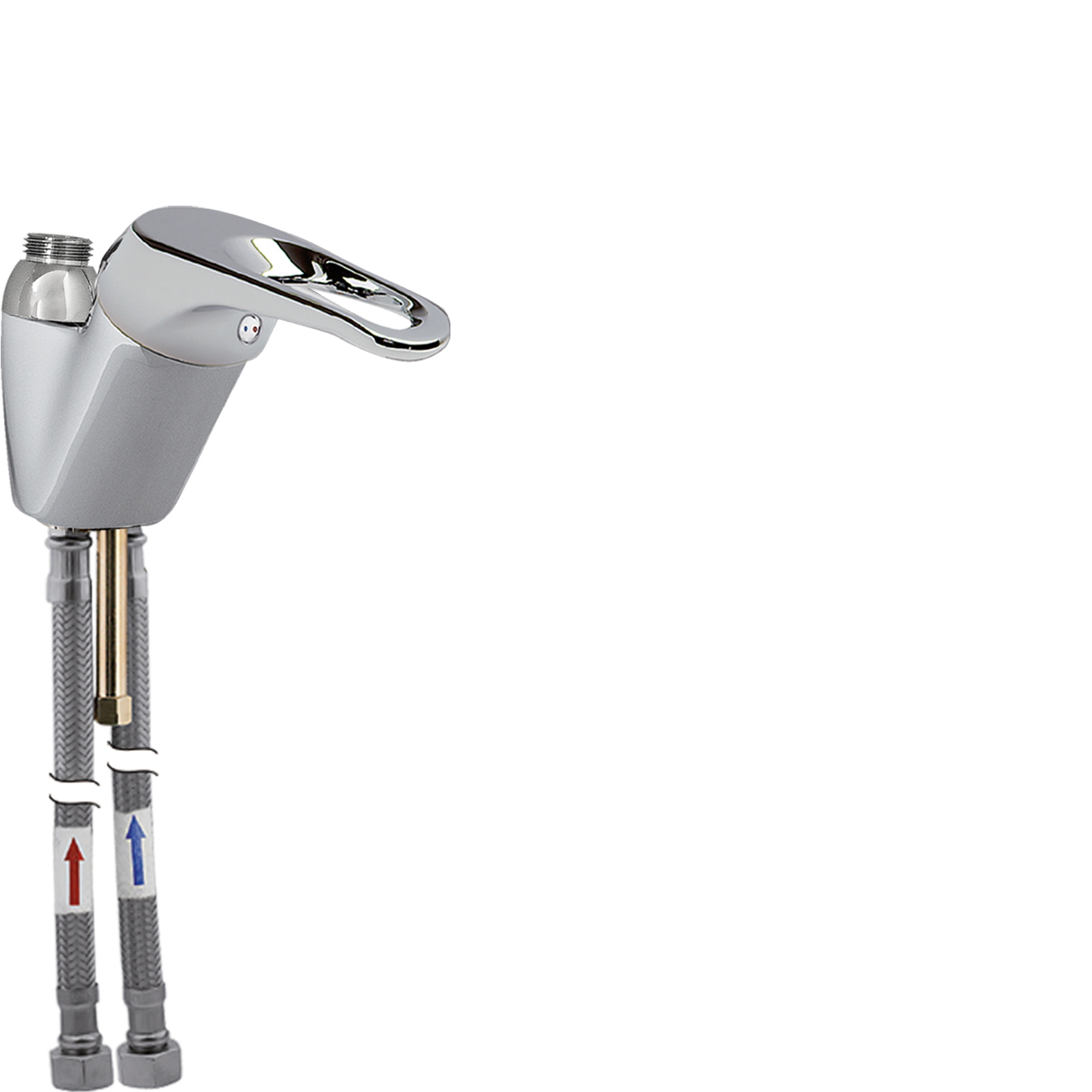 topSet Einlochbatterie für Brauseschlauch 1/2"