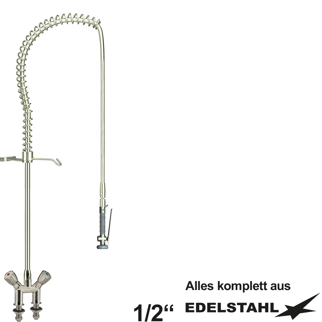 narrow Vorspülbrause 1/2"