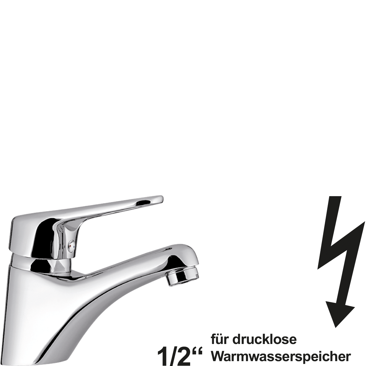 juna Waschtischbatterie 1/2"