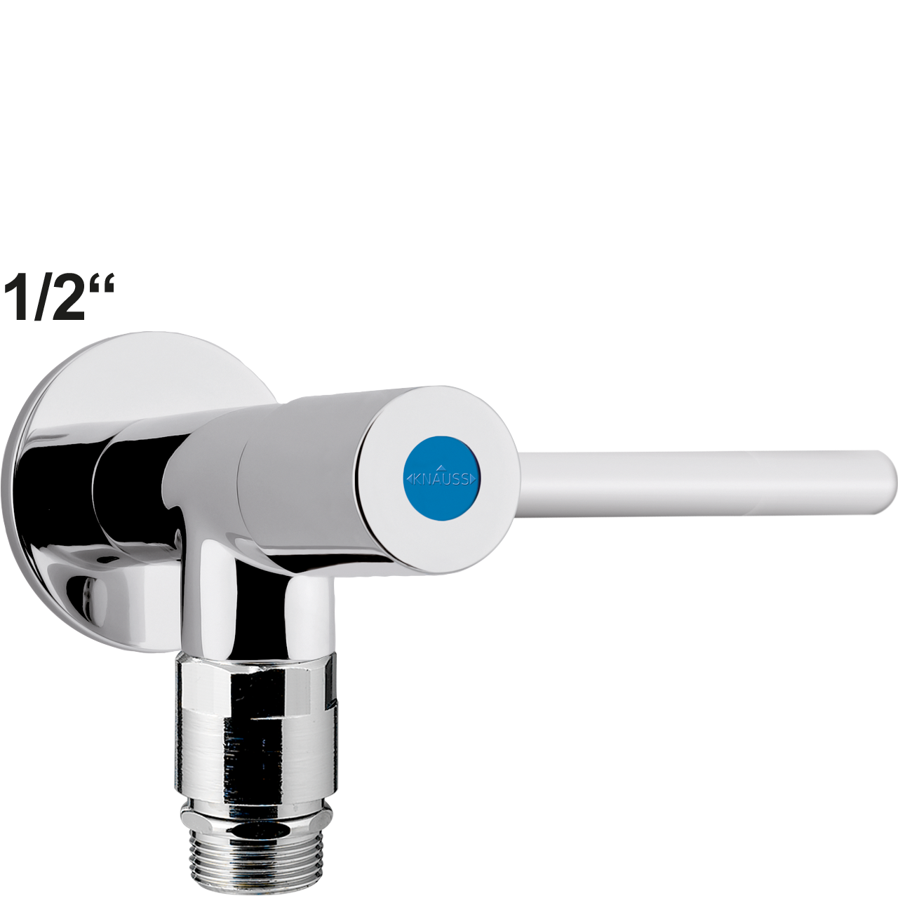 silver Wandventil 1/2"