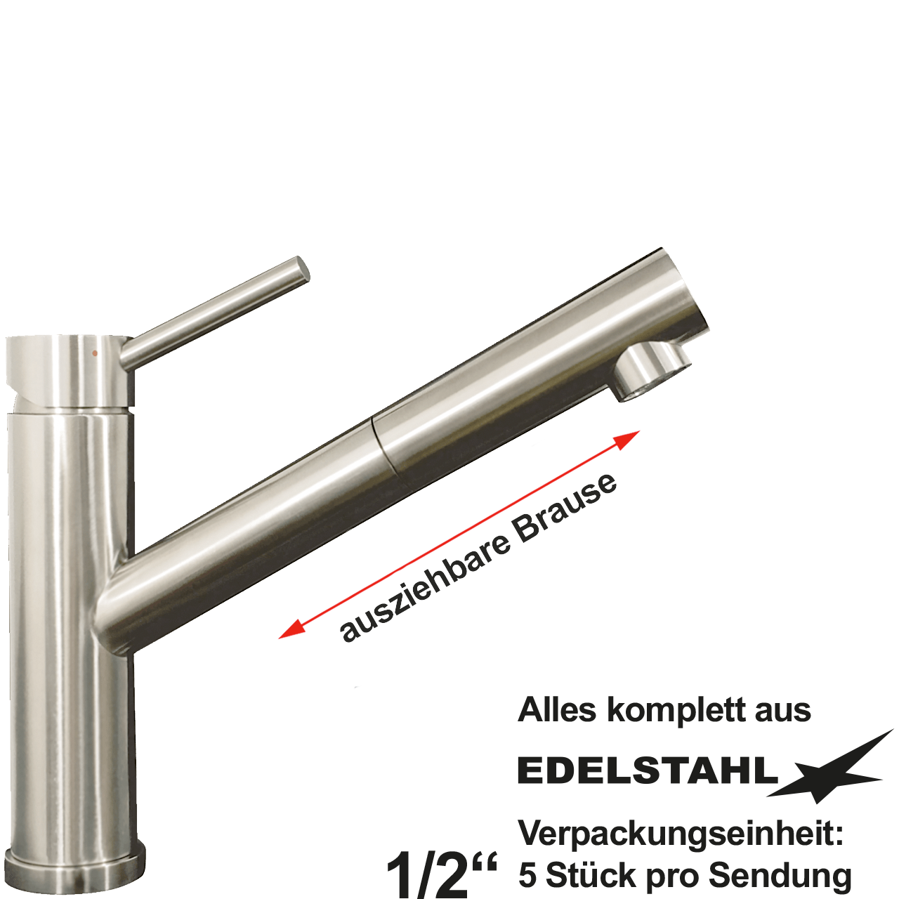 elix Spültischbatterie 1/2" Staffelpreise