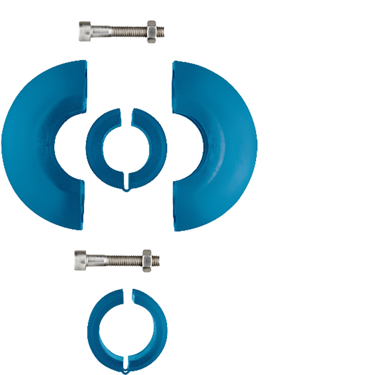 Aufrollstopper Kunstoff-Blau für PowerReel-Schläuche Ø16-33 mm