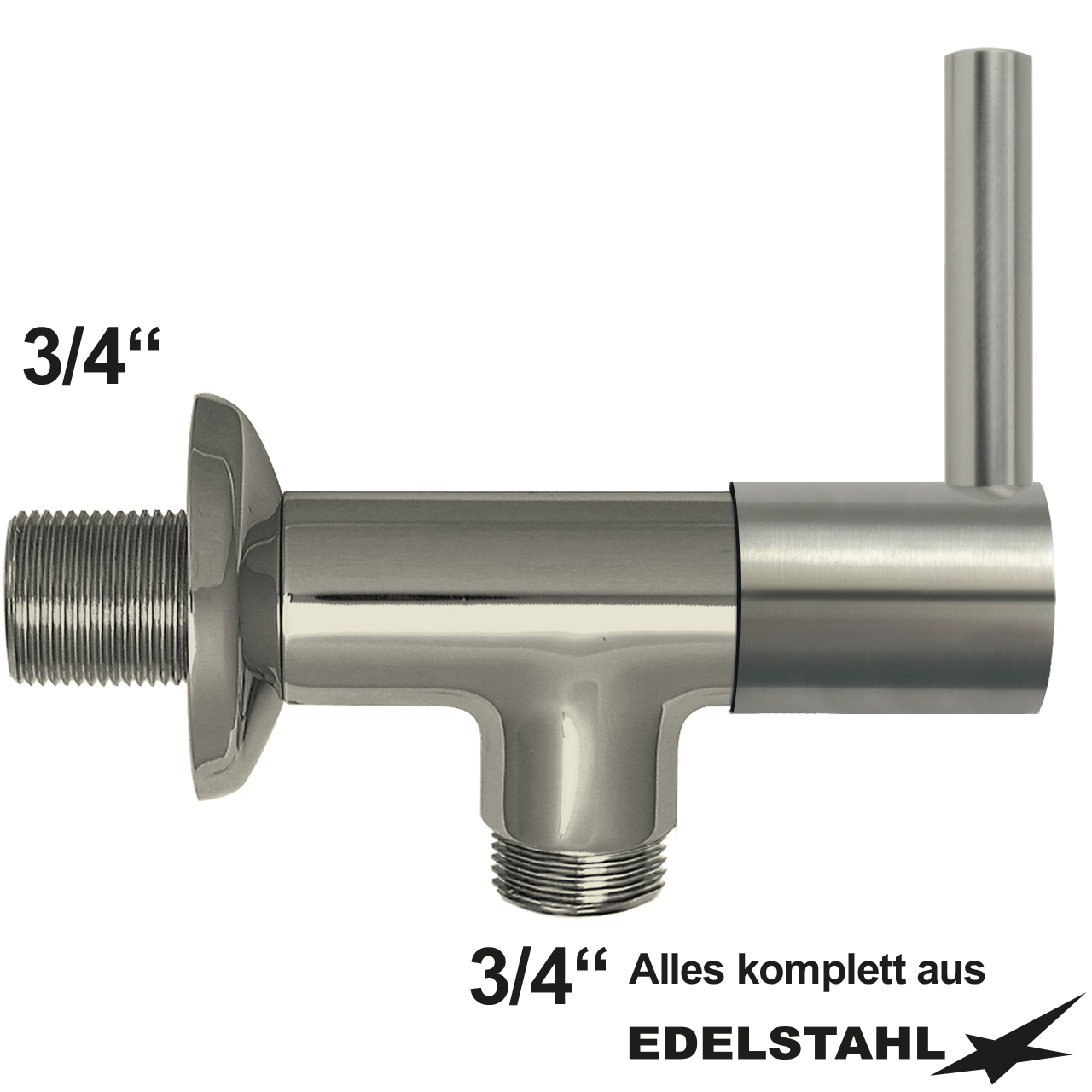 clamix Wandventil 3/4"