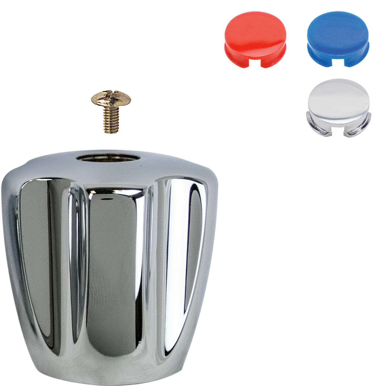 Pentachrom-Metallgriff mit Schraube und Farbplättchen