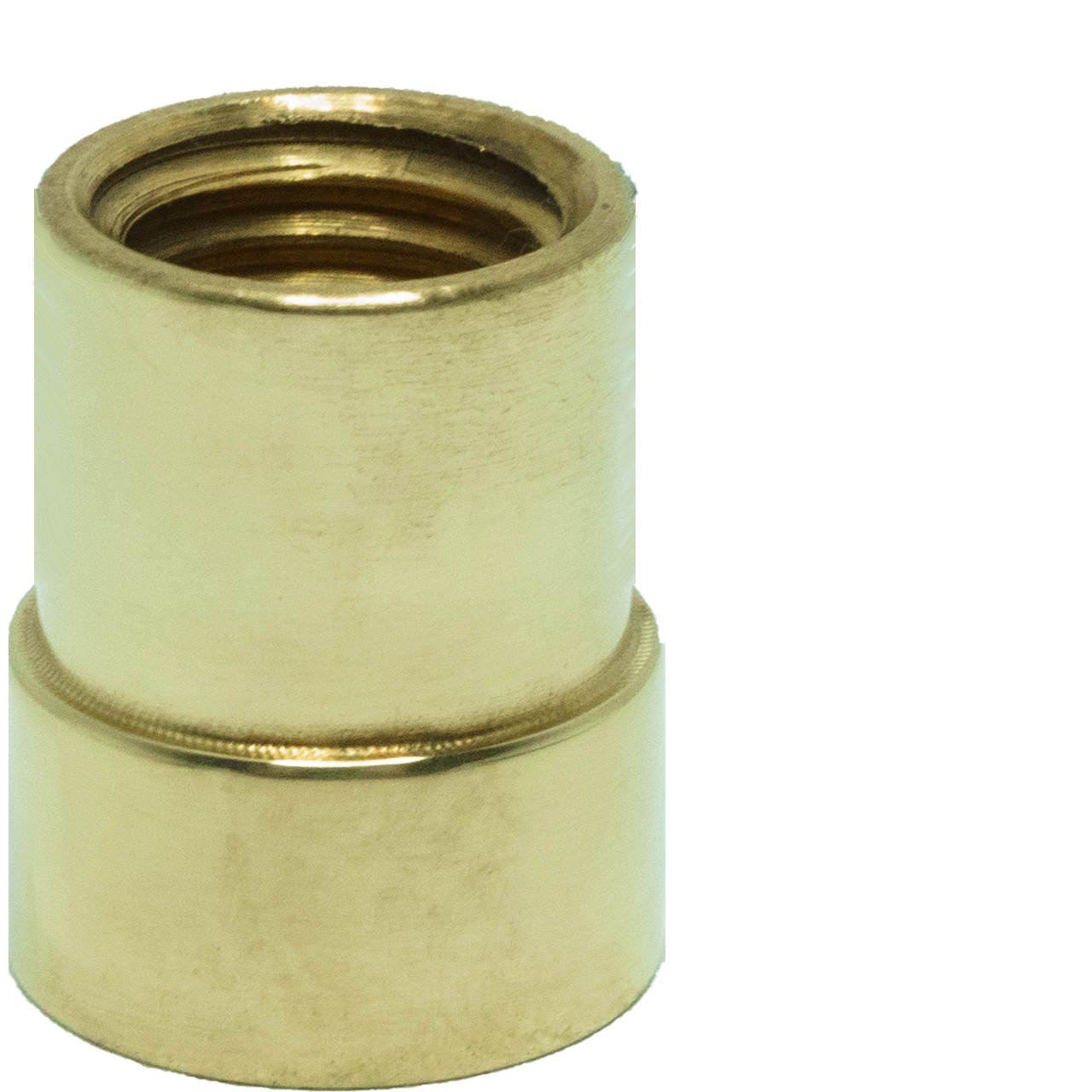 Adapter W12x19G IG x M15x1 IG Messing roh