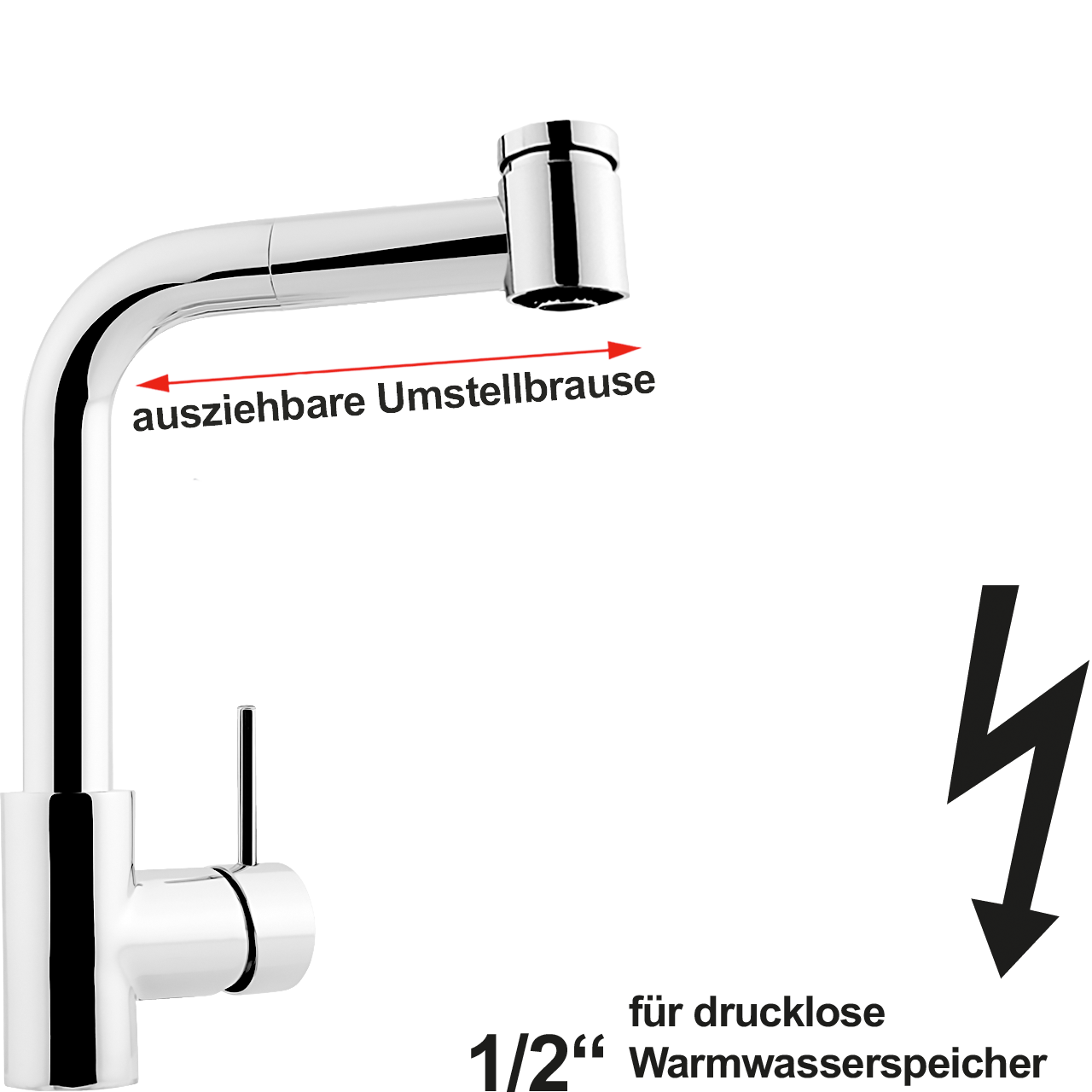 mexi Spültischbatterie 1/2" ND