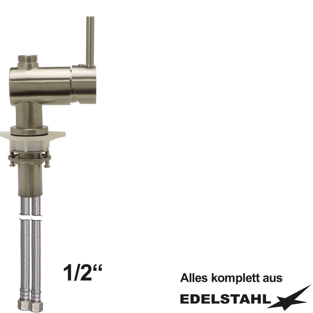 xaria Einlochbatterie für Brauseschlauch 3/4"