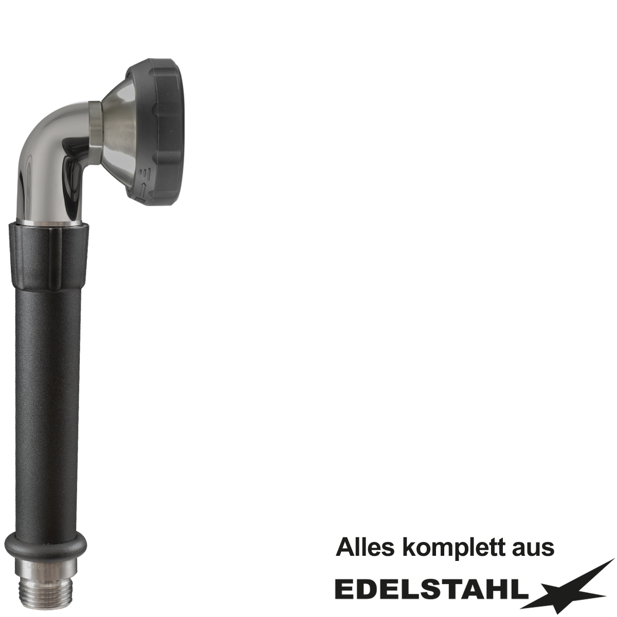 Geschirrspülbrause Edelstahl 1/2"