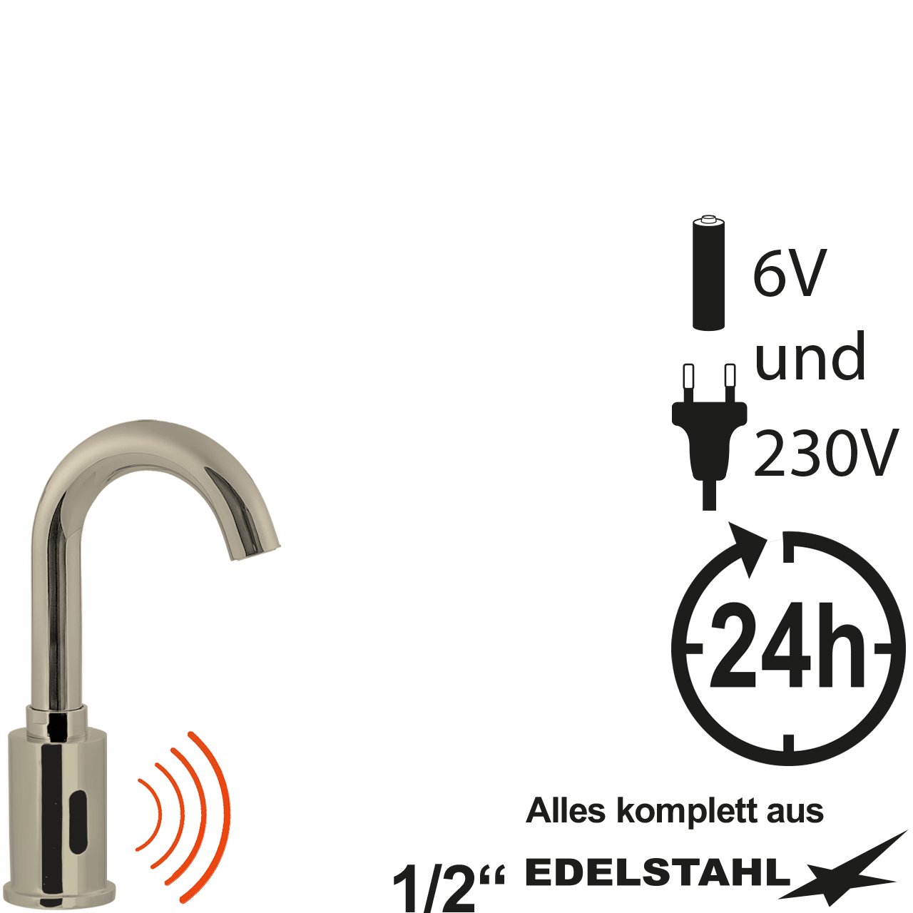 ping Sensor-Standventil 1/2"