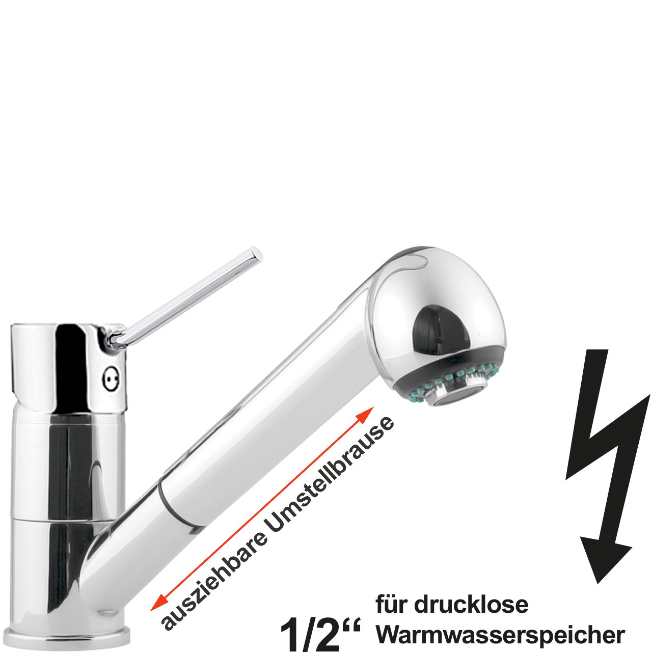 nele Spültischbatterie 1/2" ND